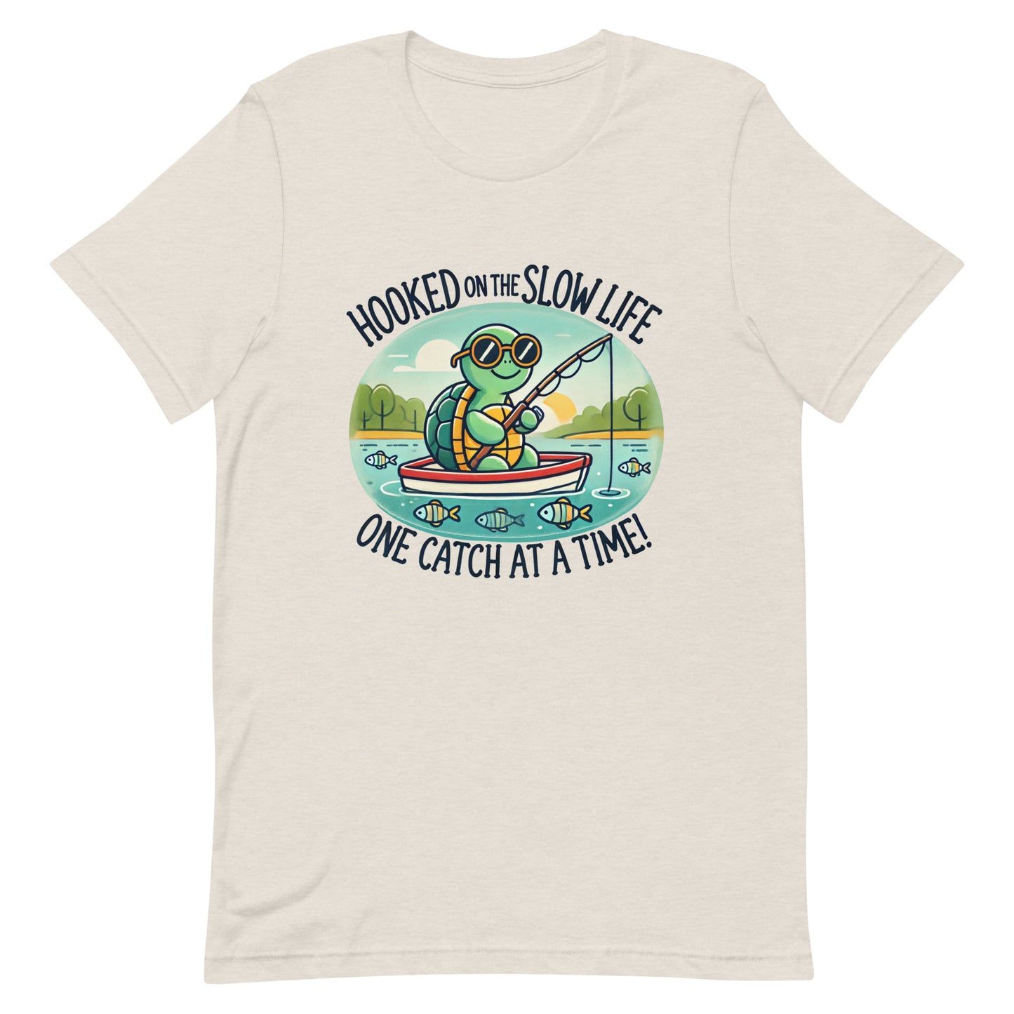 Unisex t-shirt "Fishing Turtle"