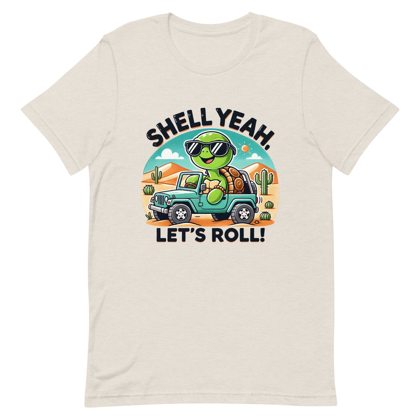 Unisex t-shirt "Shell Yeah Jeep Turtle"