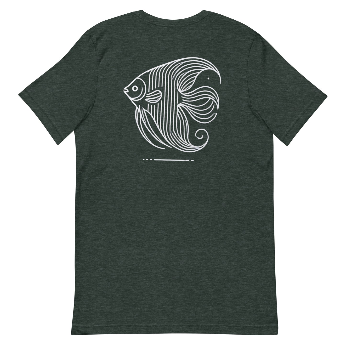 Unisex t-shirt “Angelfish Line Art”