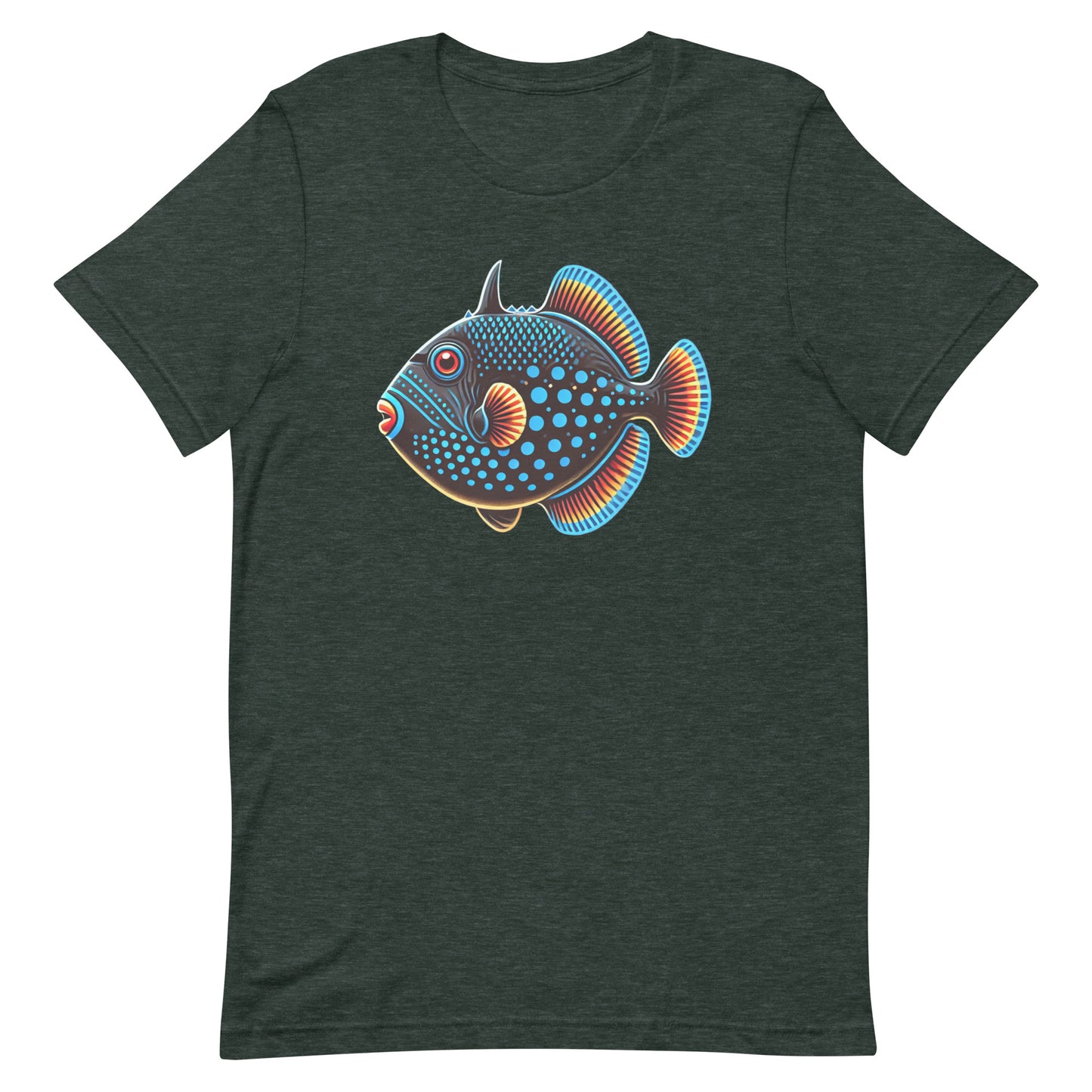 Unisex t-shirt “Neon Triggerfish”