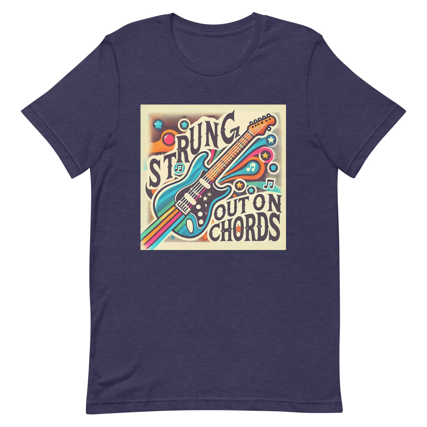 Unisex t-shirt "Strung Out on Chords"