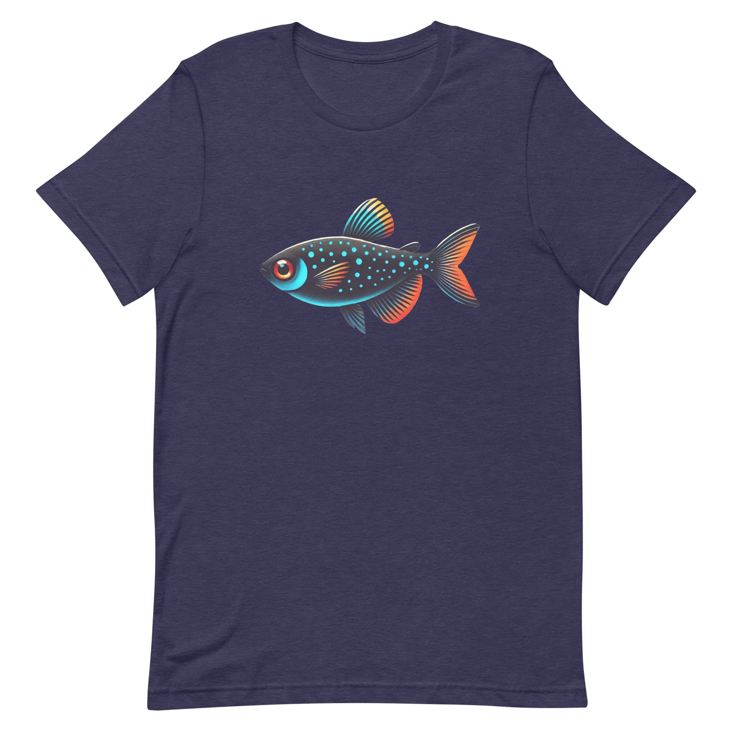 Unisex t-shirt “Neon Colorful Tetra”