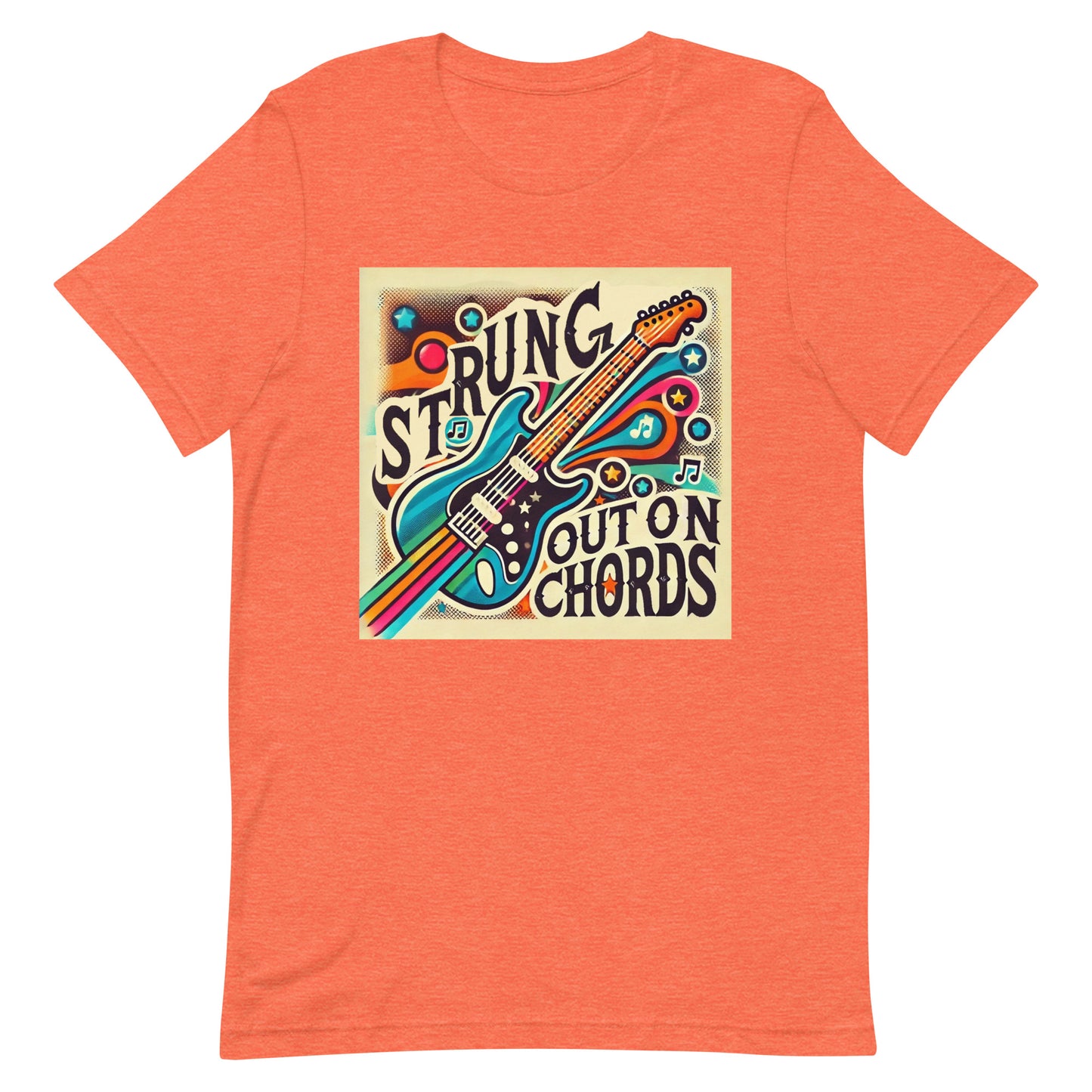 Unisex t-shirt "Strung Out on Chords"