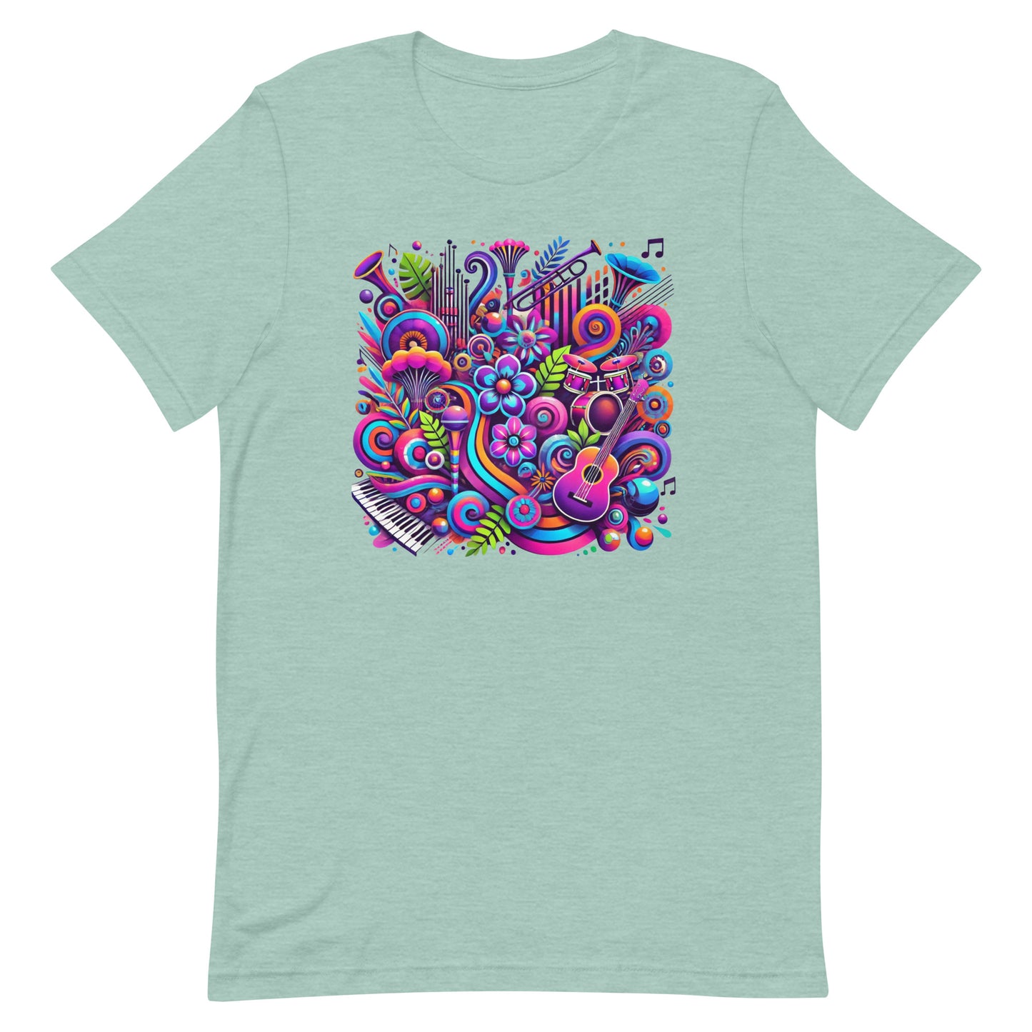 Unisex t-shirt “Colorful Music Blast”