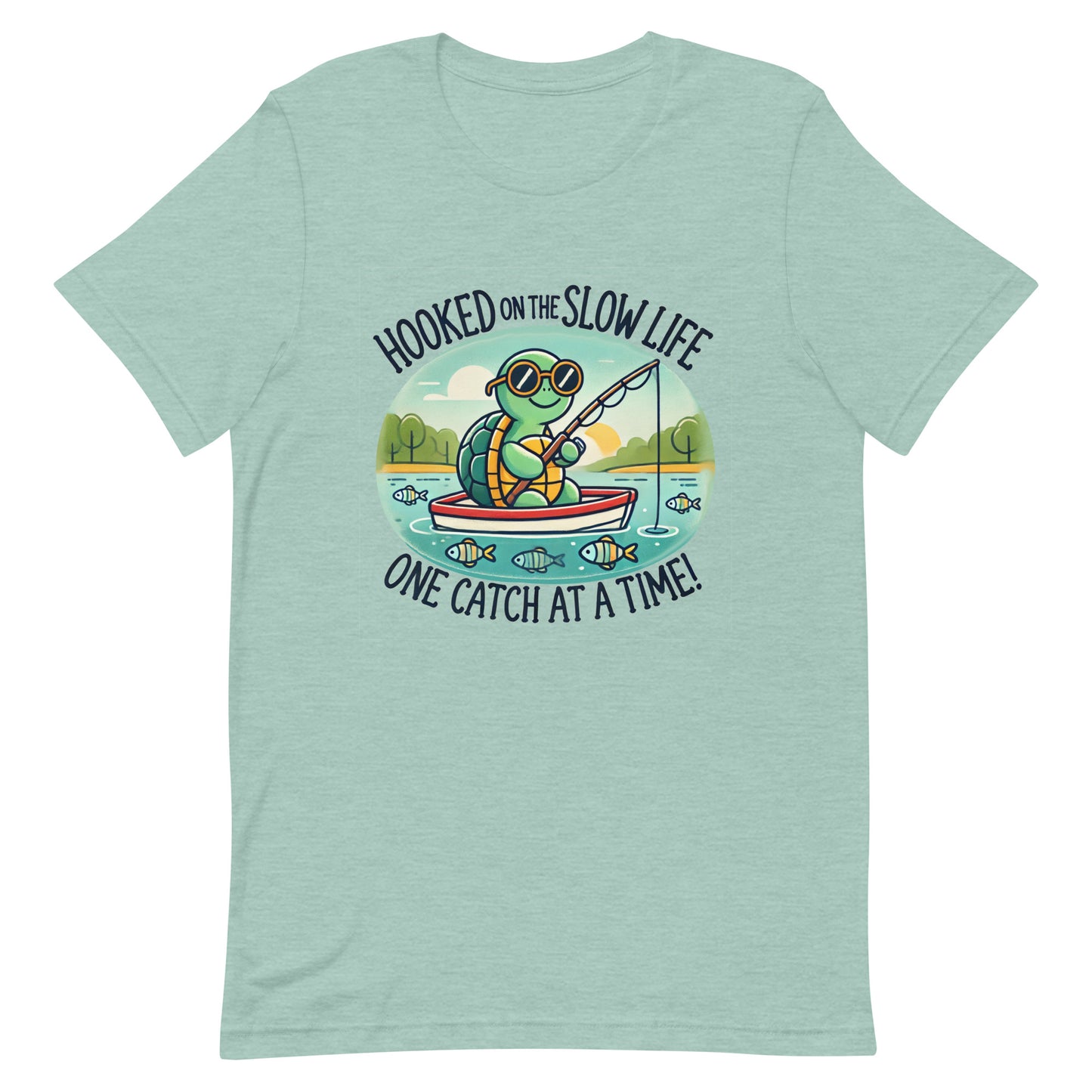 Unisex t-shirt "Fishing Turtle"