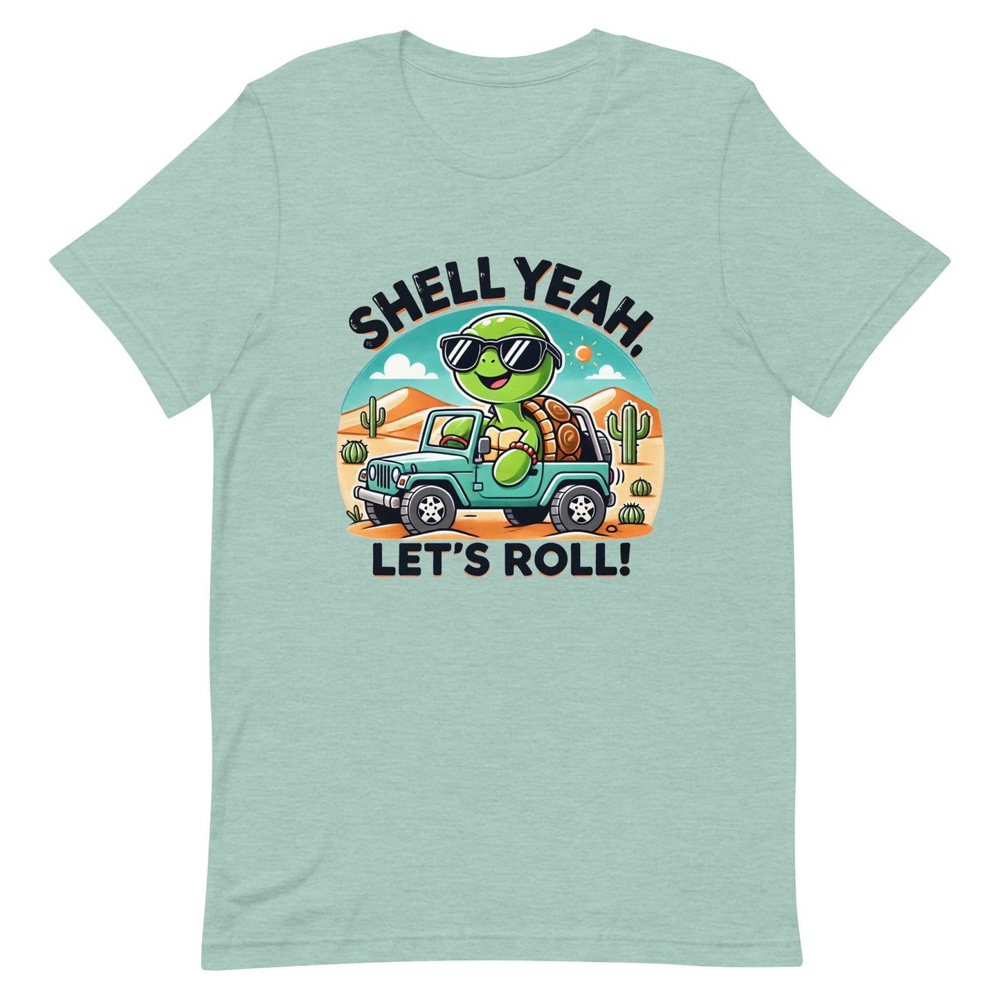 Unisex t-shirt "Shell Yeah Jeep Turtle"