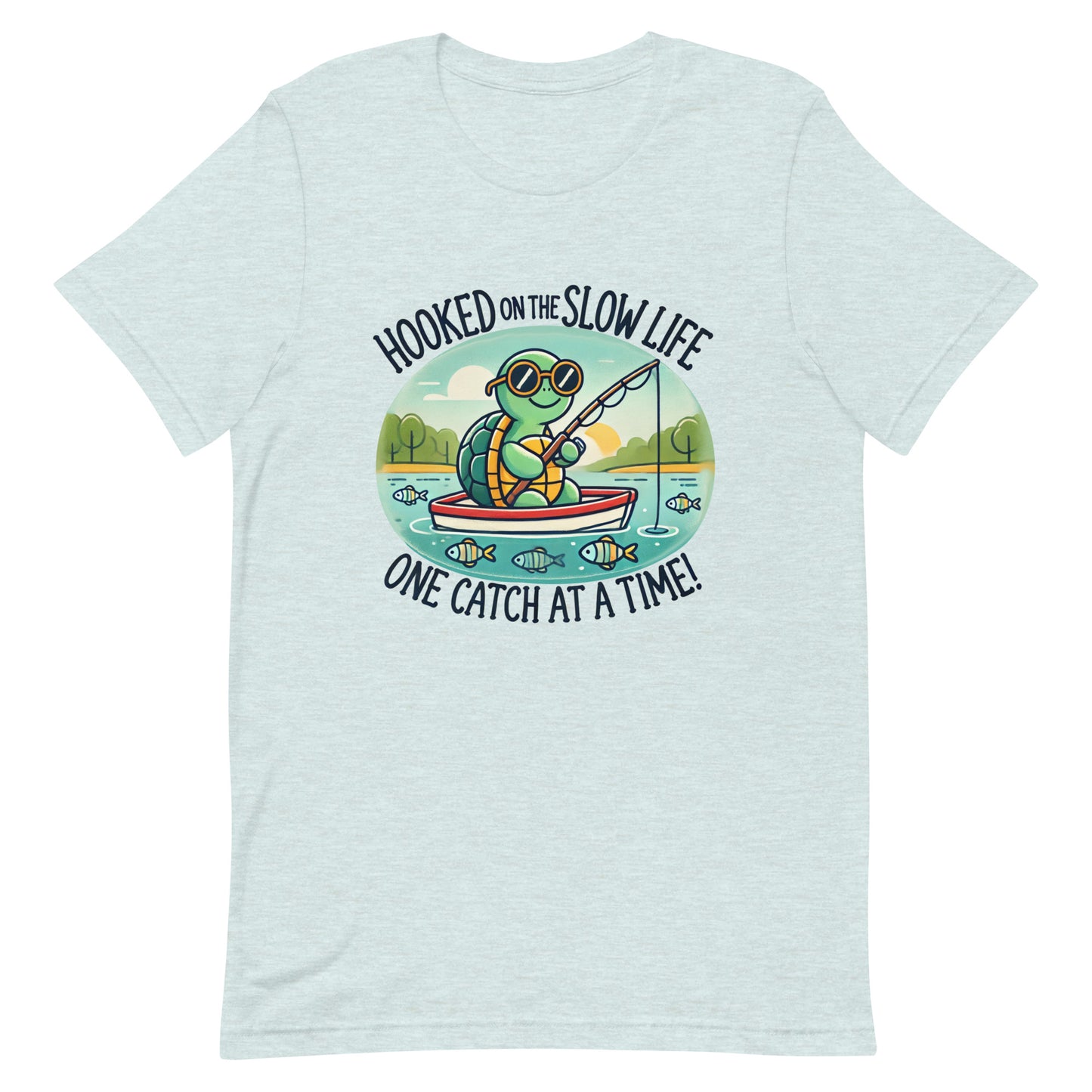 Unisex t-shirt "Fishing Turtle"