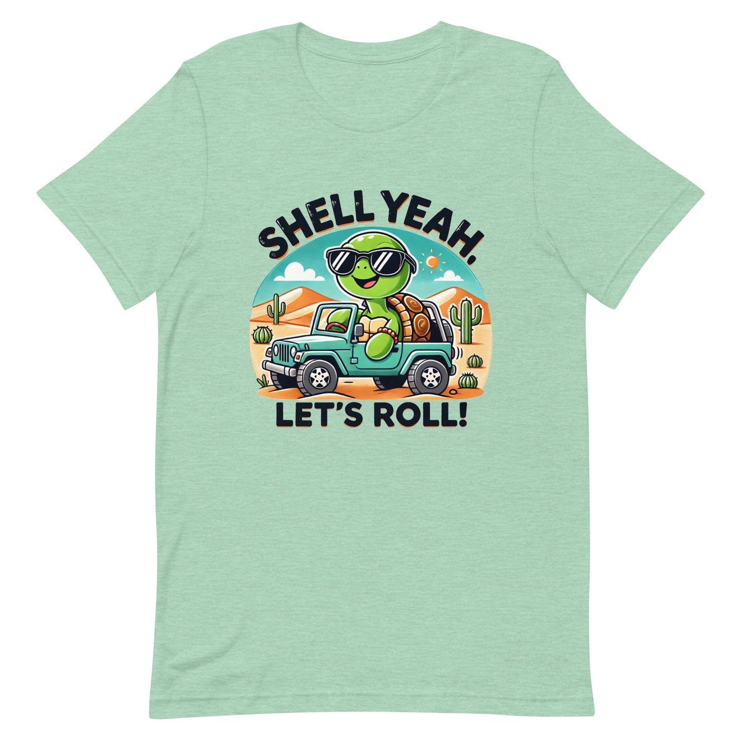 Unisex t-shirt "Shell Yeah Jeep Turtle"