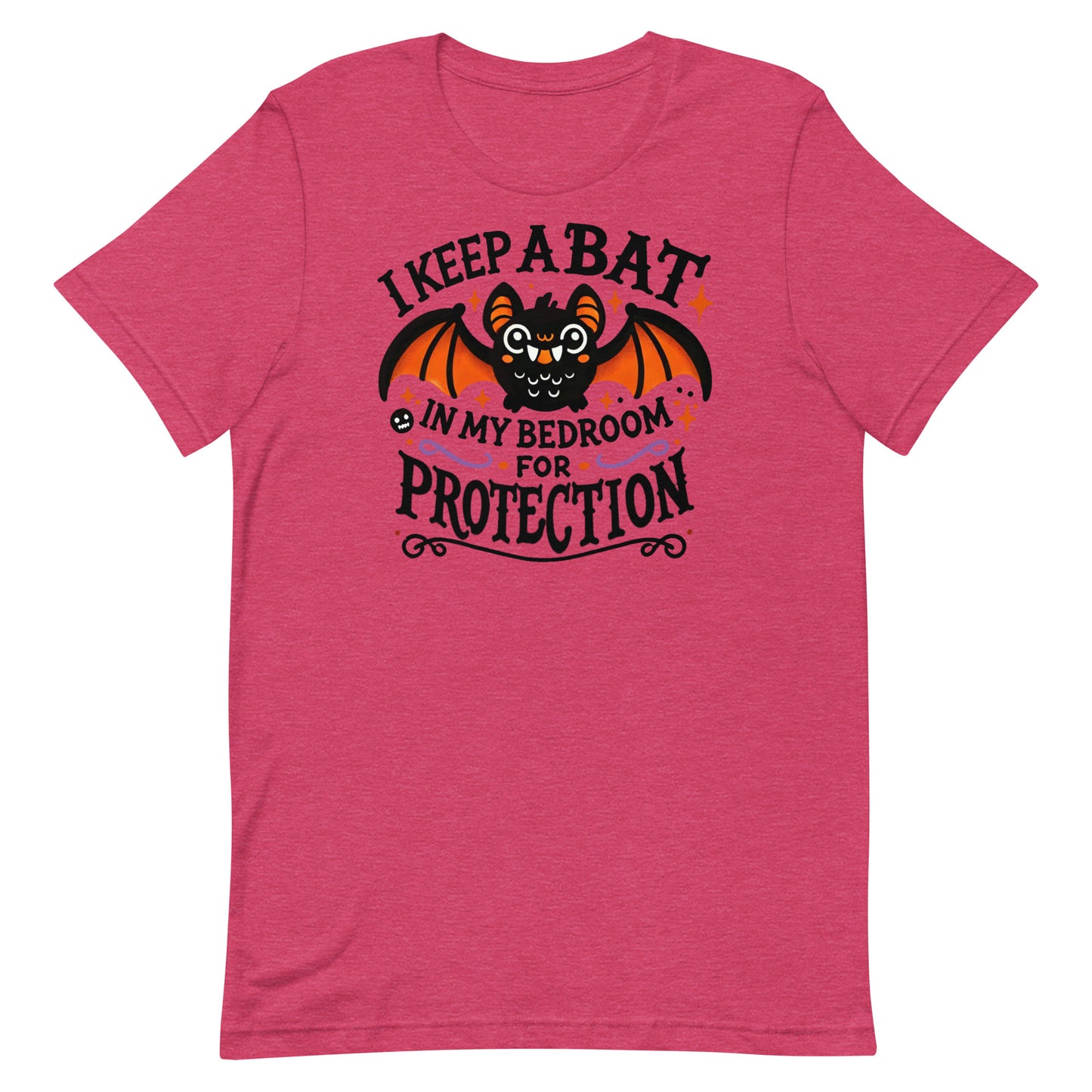 Unisex t-shirt “I Keep A Bat in My Bedroom for Protection”