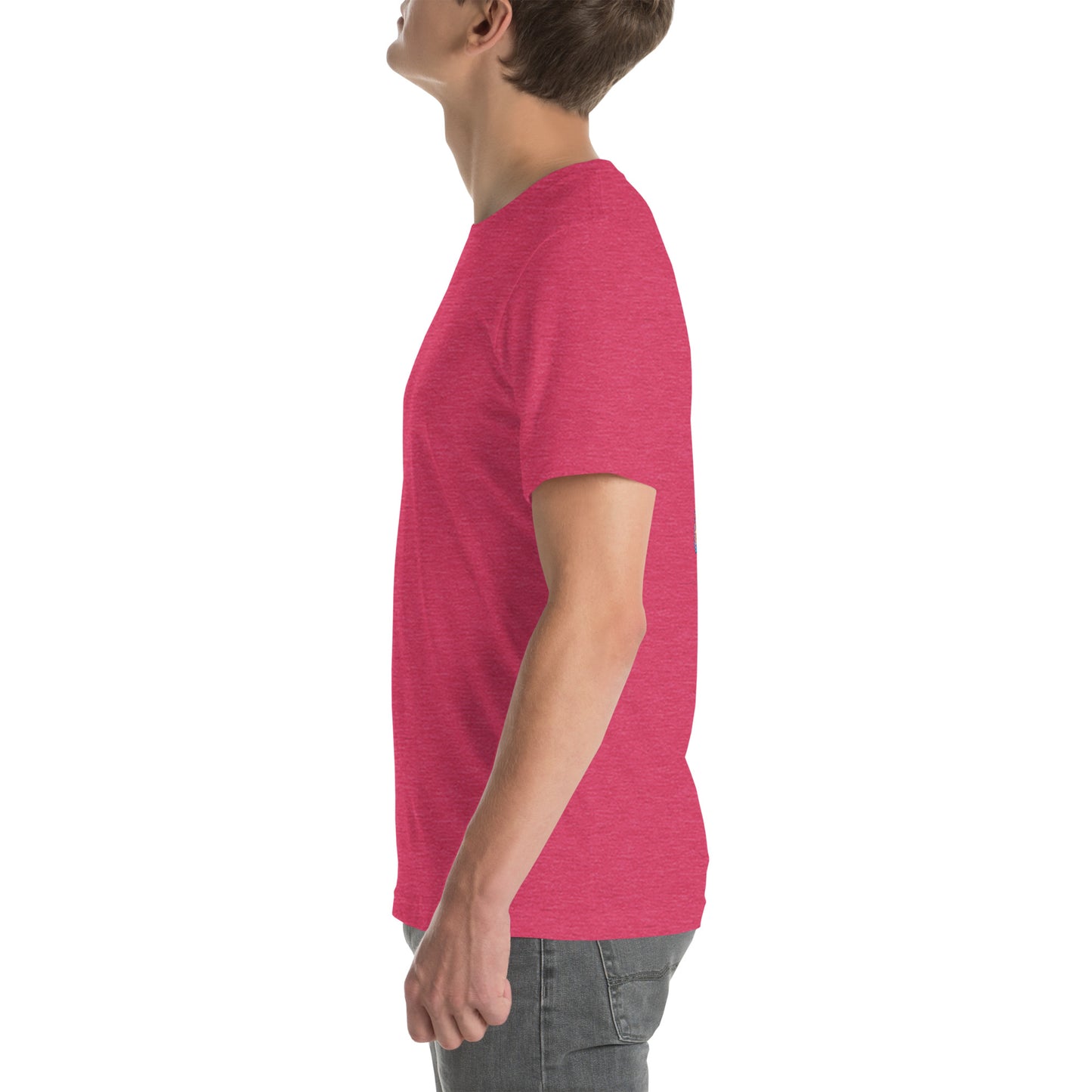 Unisex t-shirt "Neon Bass" Printed on back