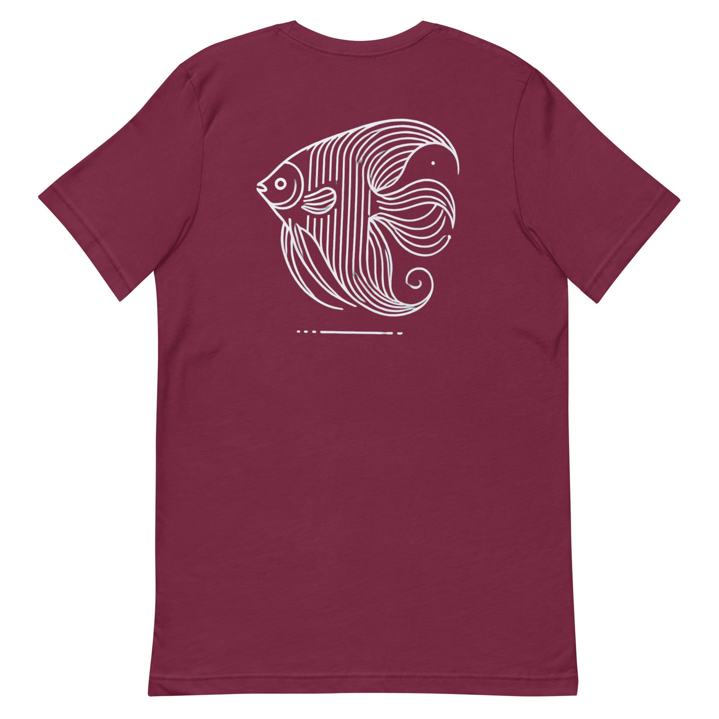 Unisex t-shirt “Angelfish Line Art”