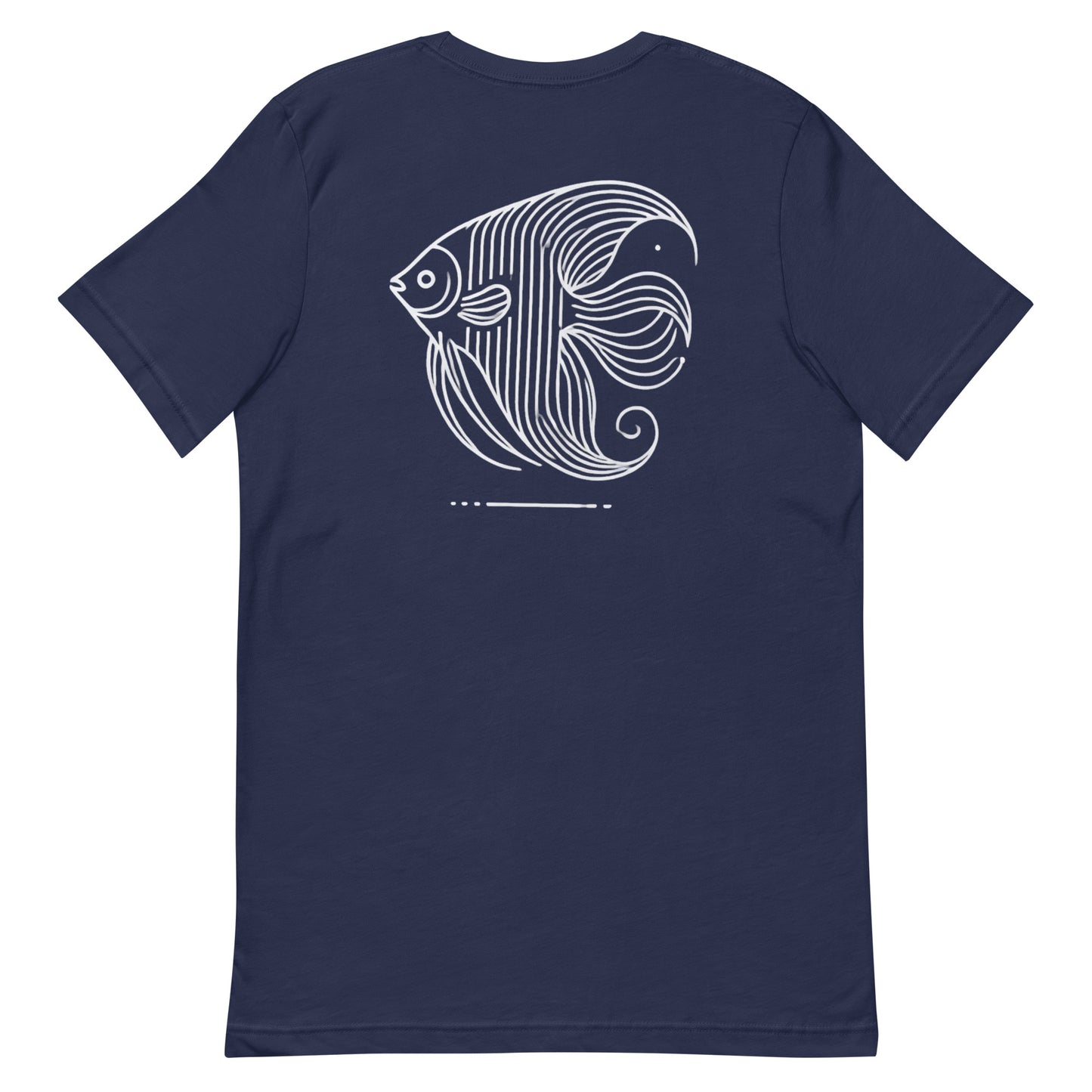 Unisex t-shirt “Angelfish Line Art”