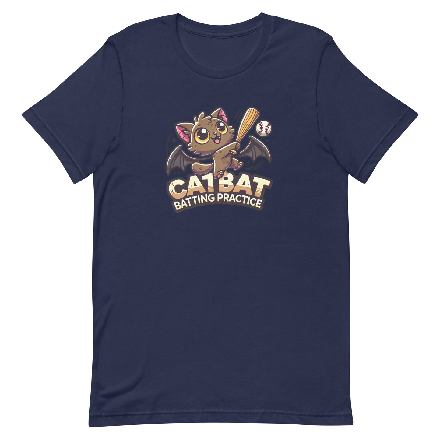 Unisex t-shirt "Catbat Batting Practice"