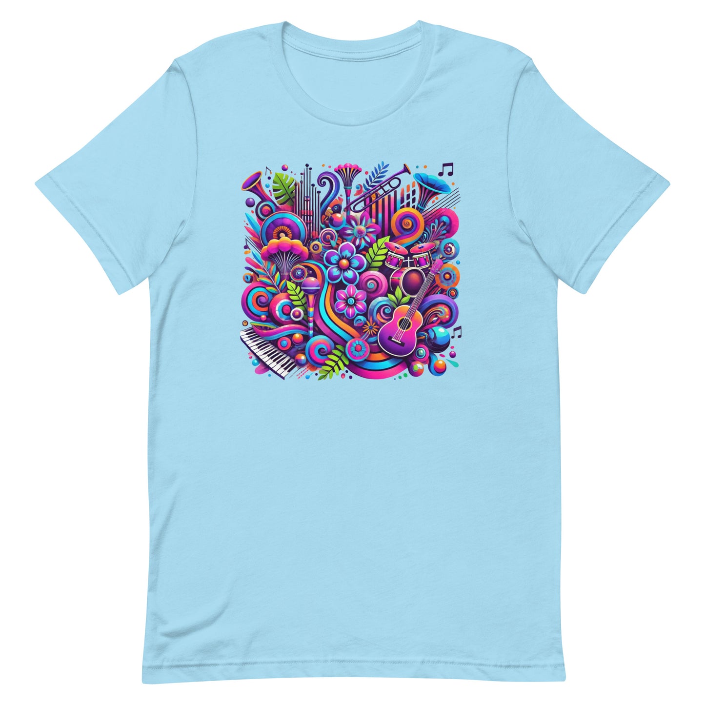 Unisex t-shirt “Colorful Music Blast”