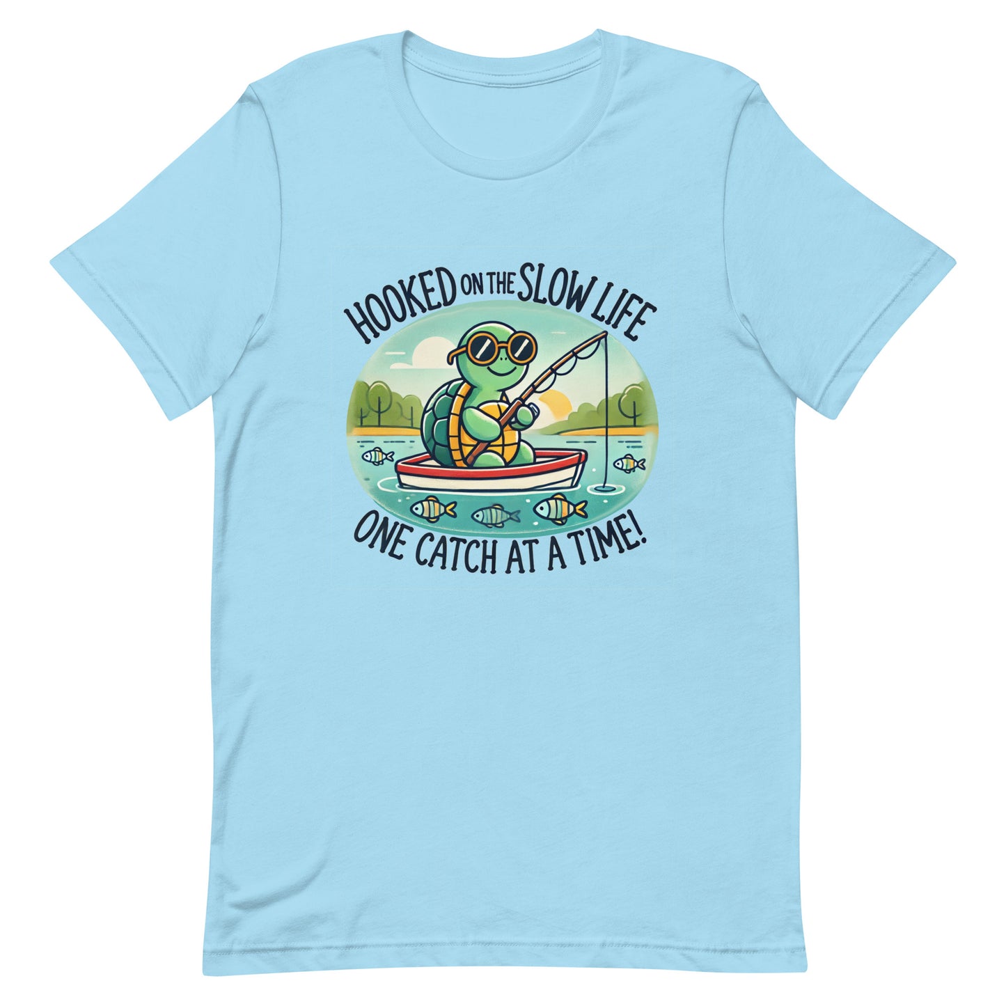 Unisex t-shirt "Fishing Turtle"