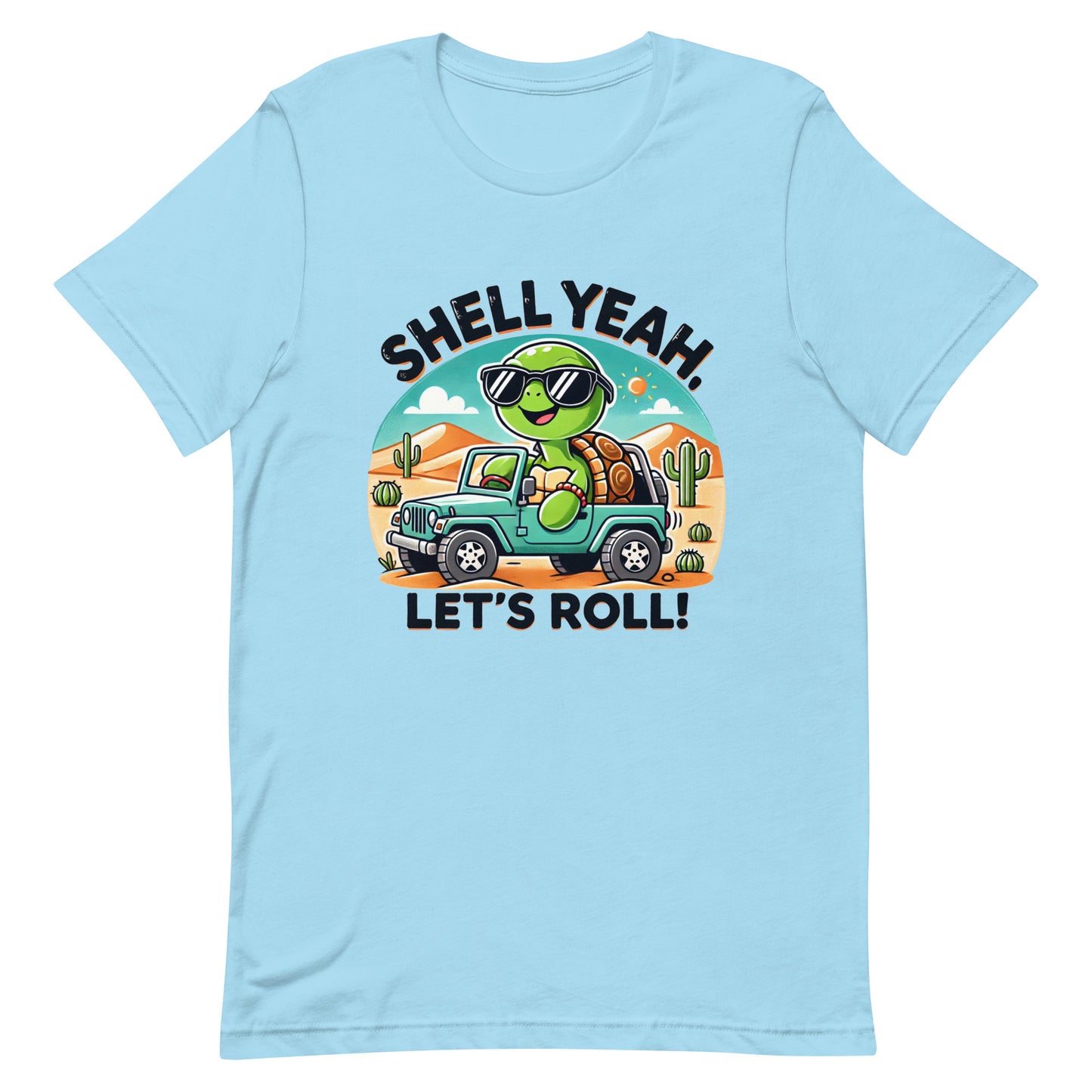 Unisex t-shirt "Shell Yeah Jeep Turtle"