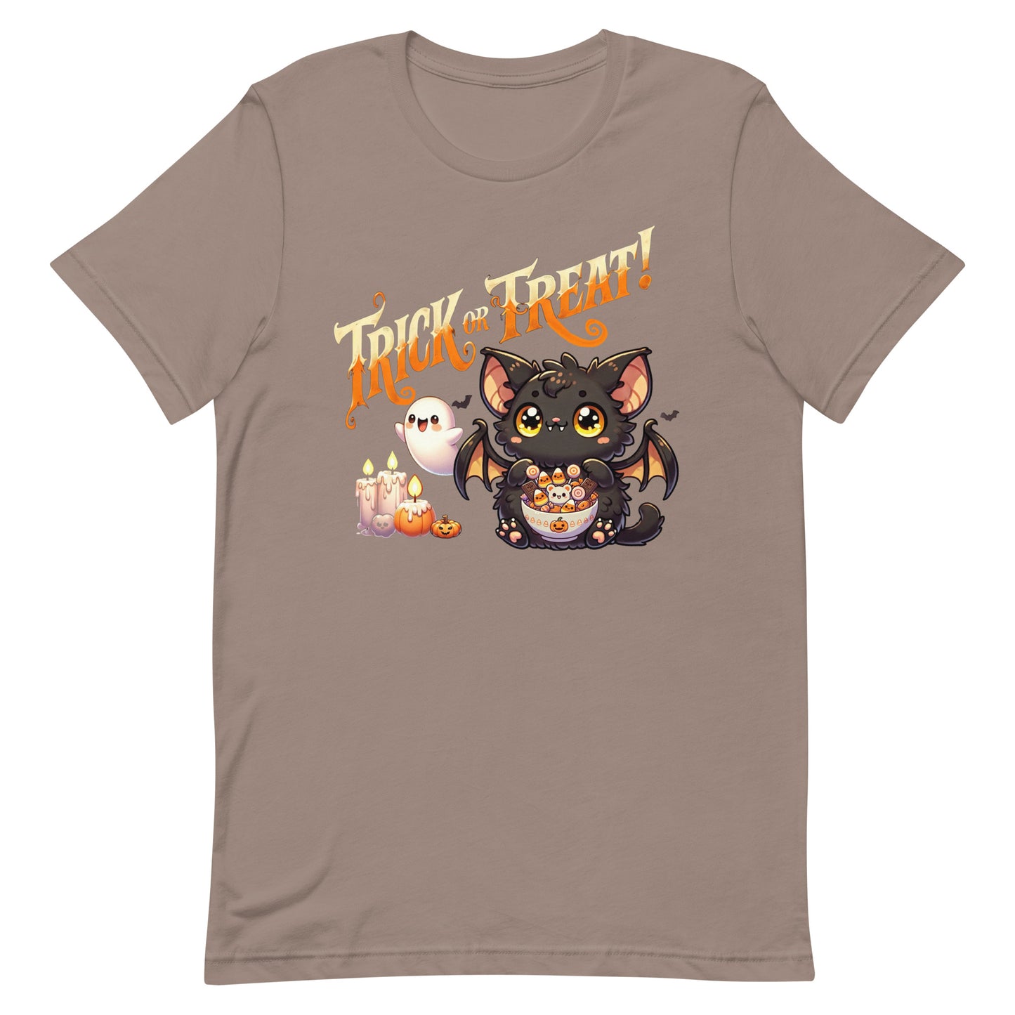 Unisex t-shirt “Trick or Treat Cute Bat”