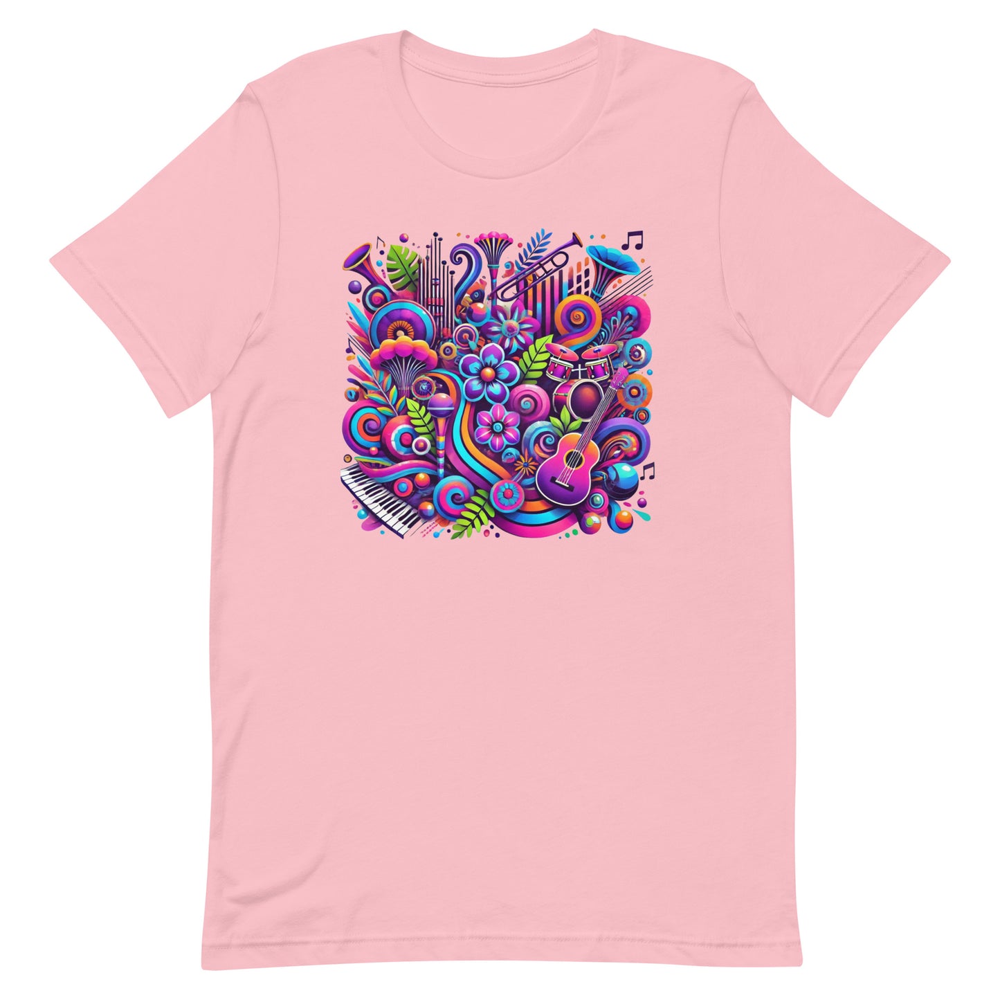 Unisex t-shirt “Colorful Music Blast”