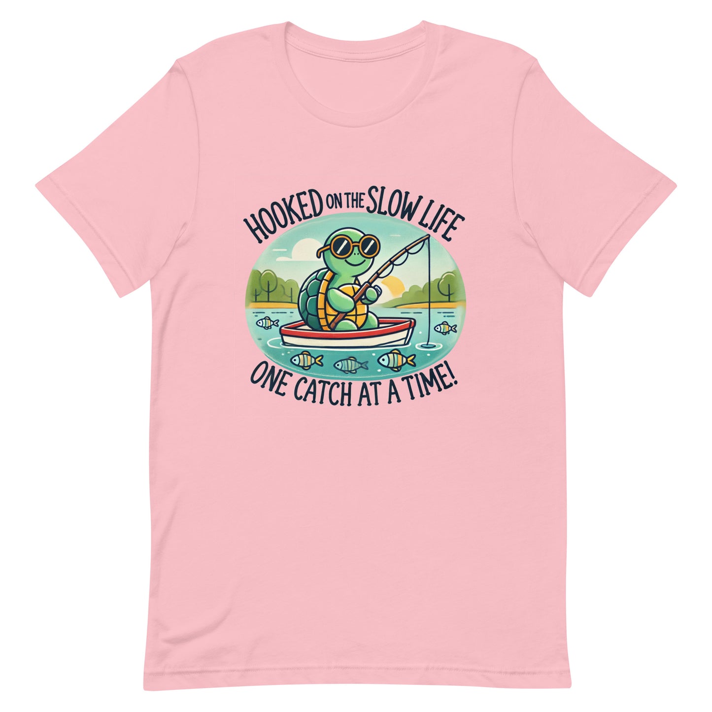 Unisex t-shirt "Fishing Turtle"