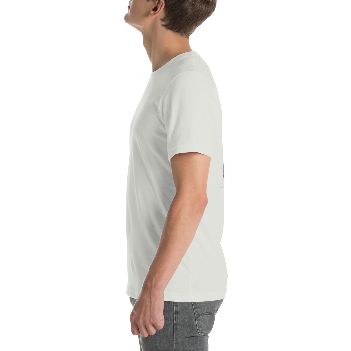 Unisex t-shirt "Neon Bass" Printed on back