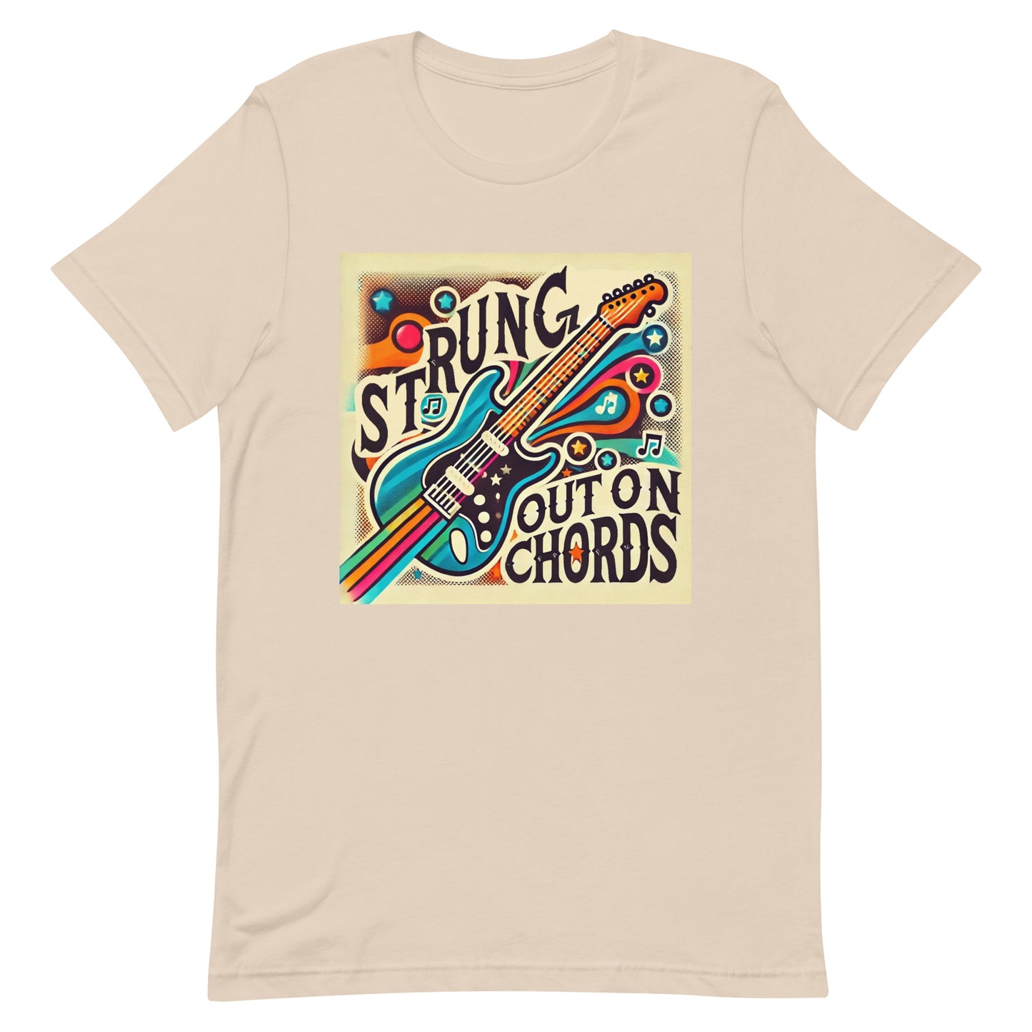 Unisex t-shirt "Strung Out on Chords"