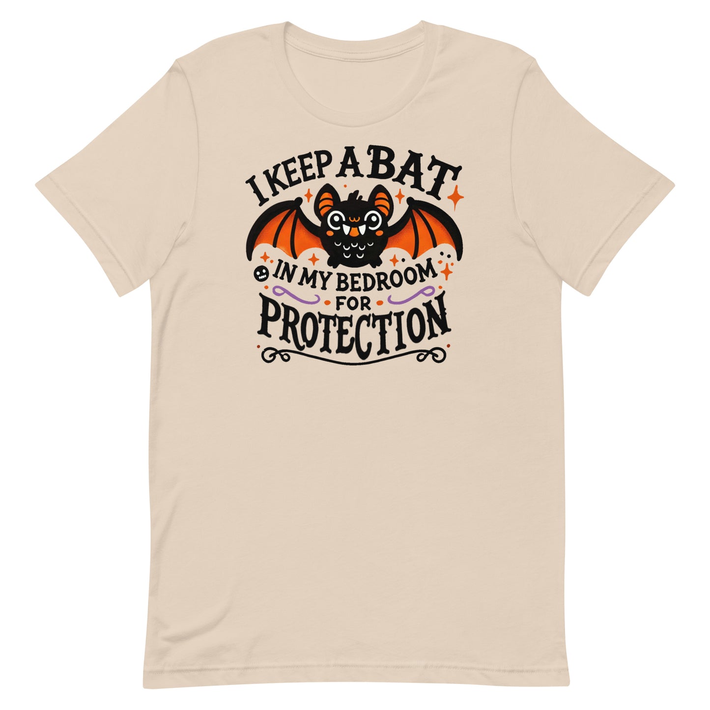 Unisex t-shirt “I Keep A Bat in My Bedroom for Protection”