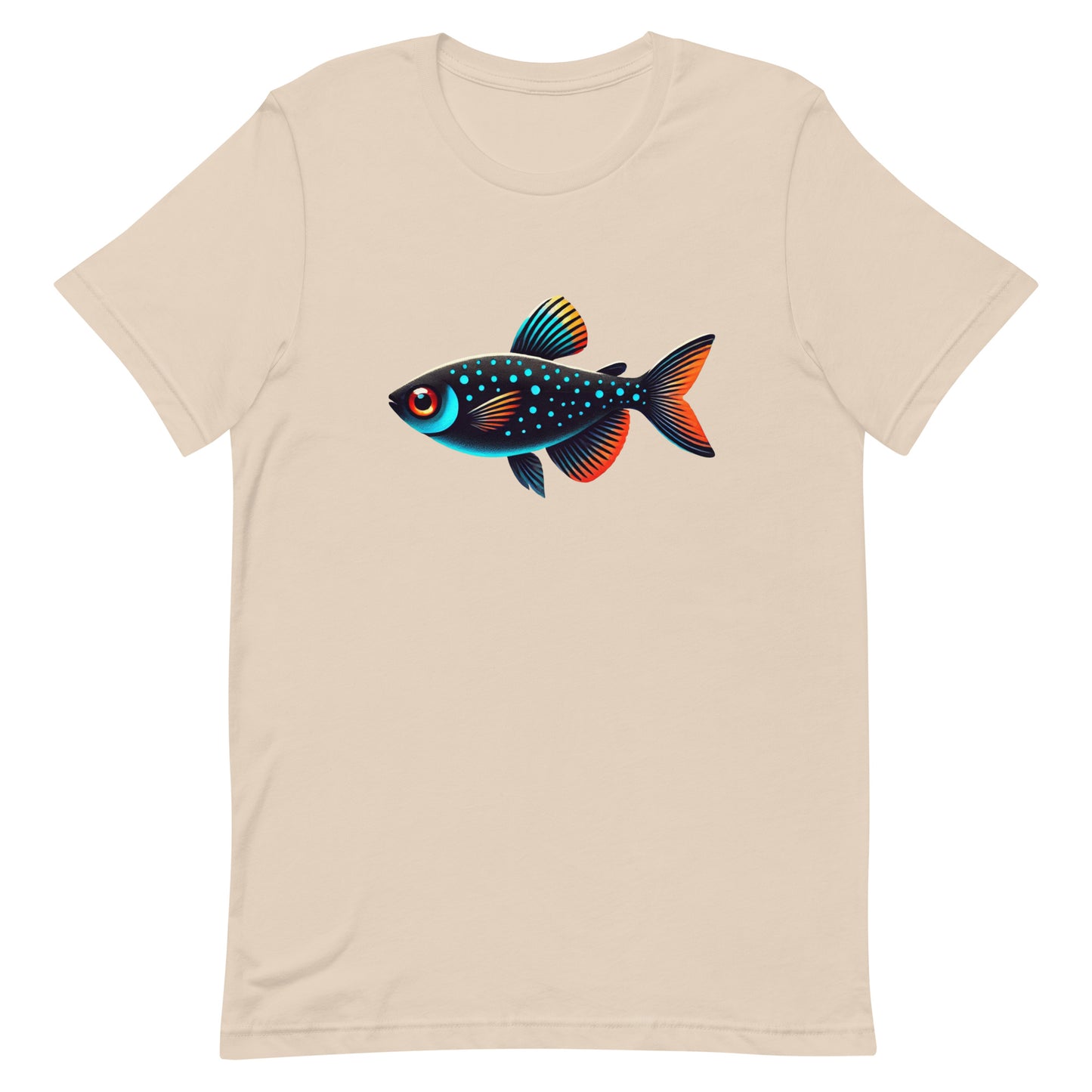 Unisex t-shirt “Neon Colorful Tetra”