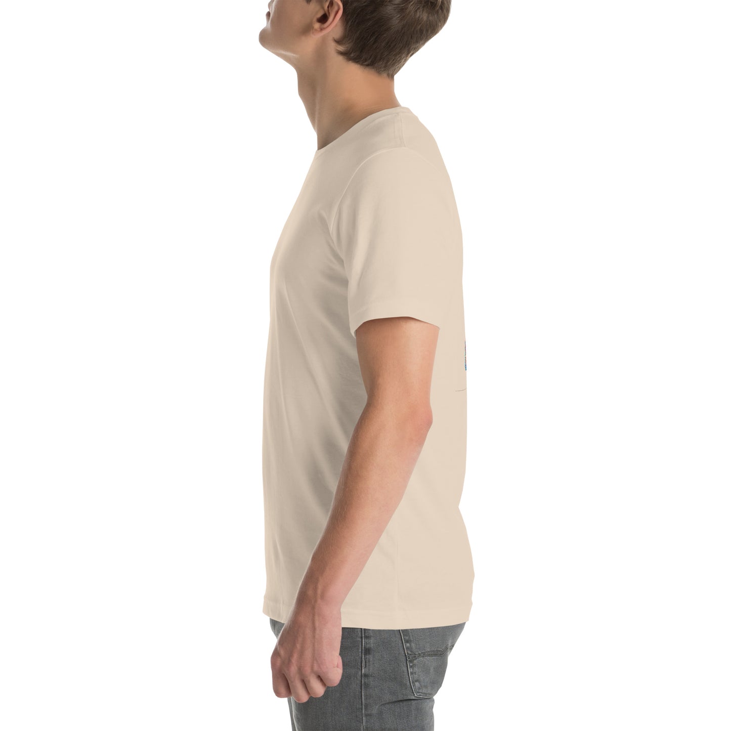 Unisex t-shirt "Neon Bass" Printed on back