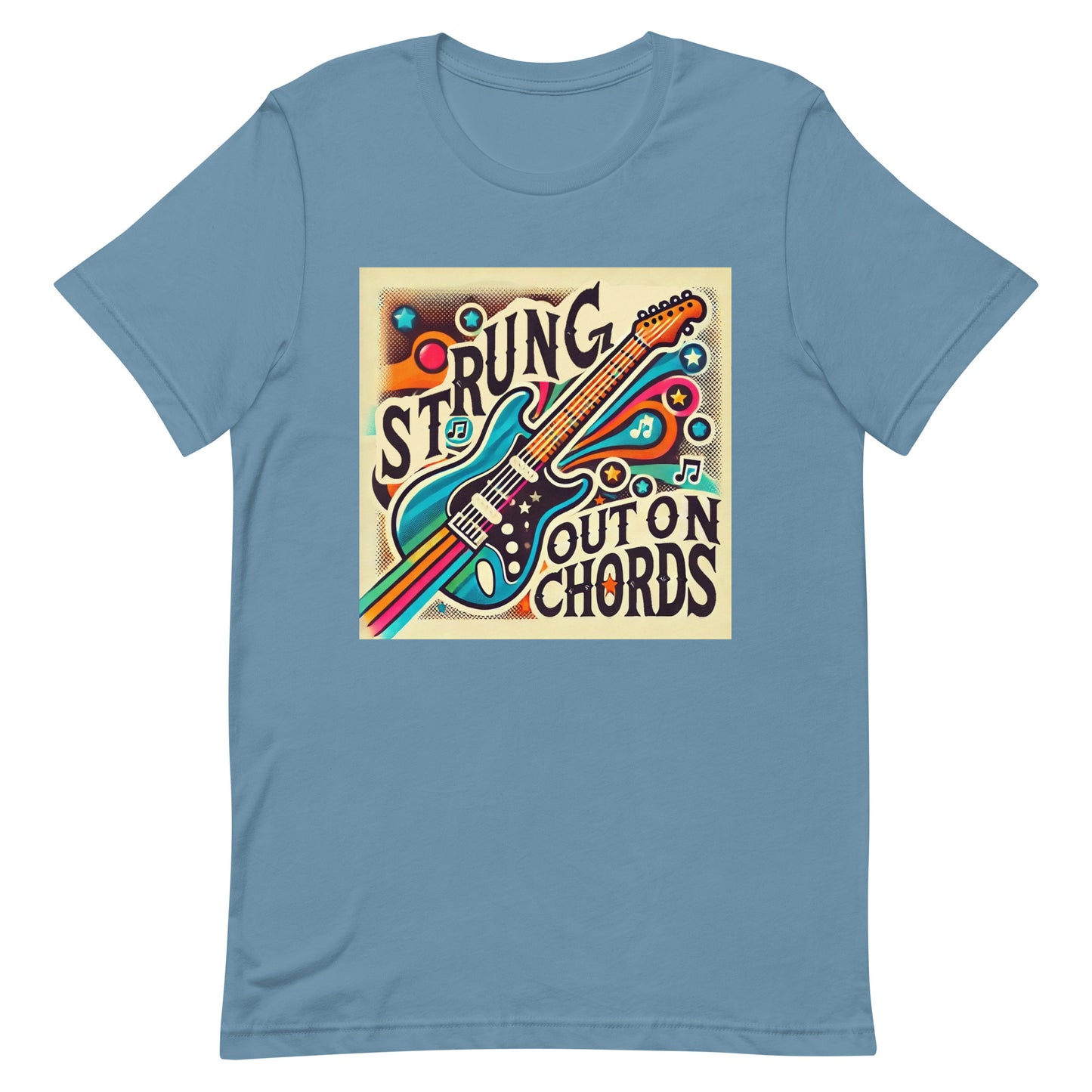 Unisex t-shirt "Strung Out on Chords"