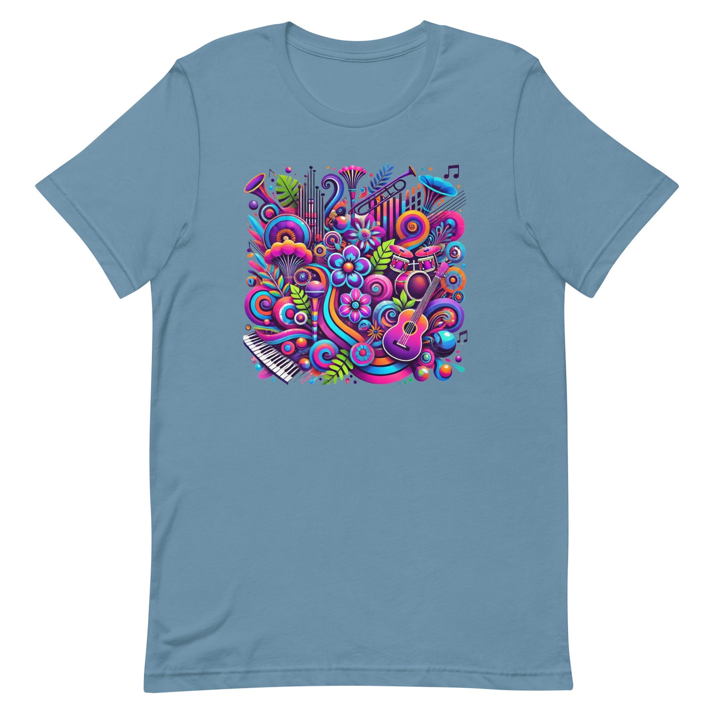 Unisex t-shirt “Colorful Music Blast”