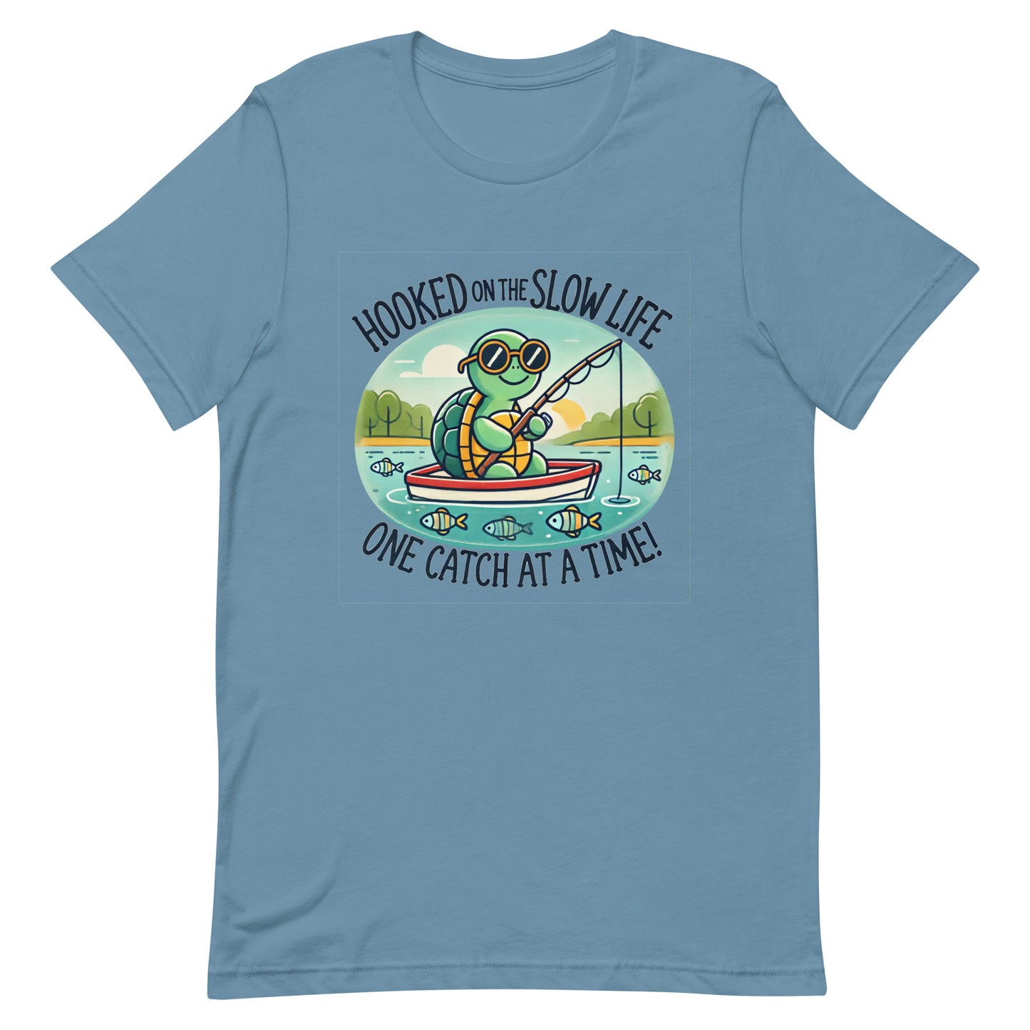 Unisex t-shirt "Fishing Turtle"