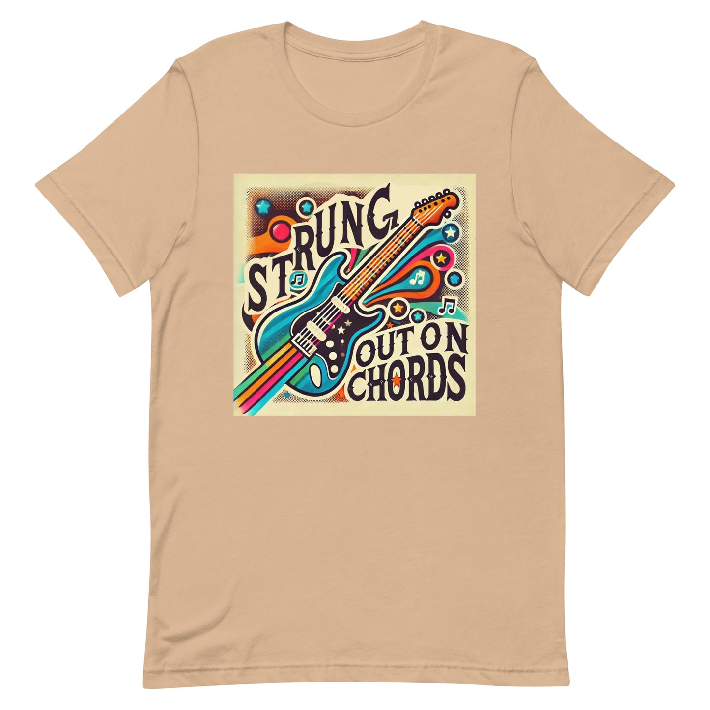 Unisex t-shirt "Strung Out on Chords"