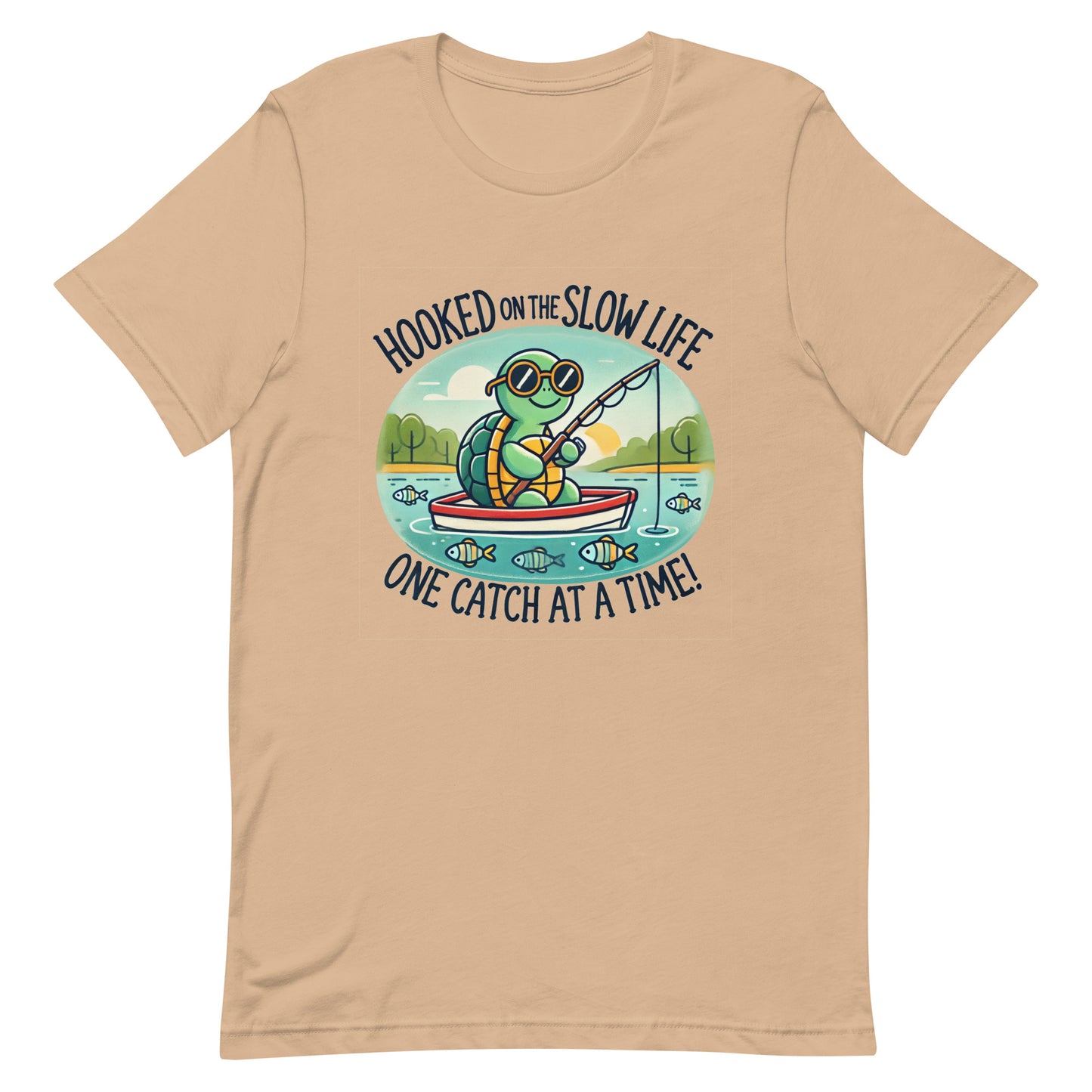 Unisex t-shirt "Fishing Turtle"