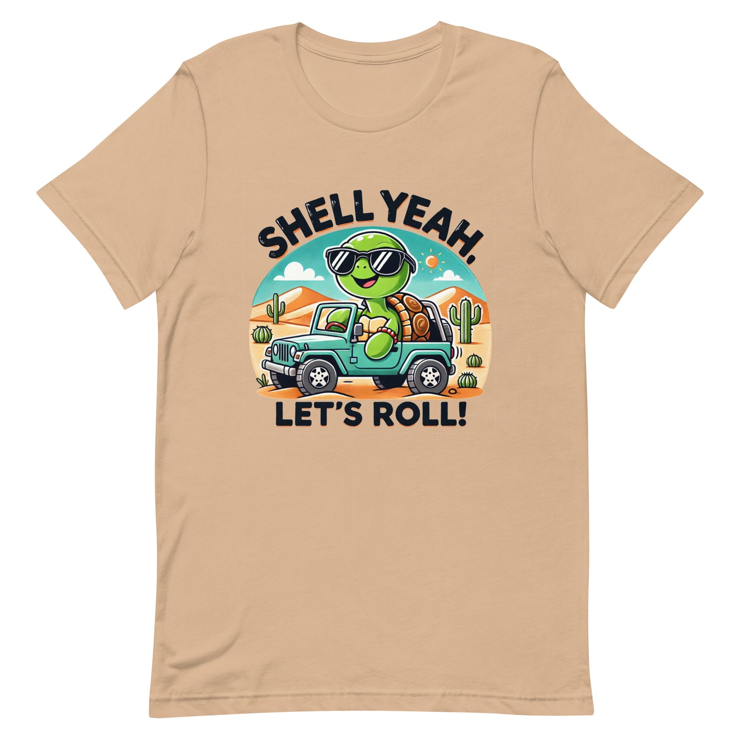 Unisex t-shirt "Shell Yeah Jeep Turtle"