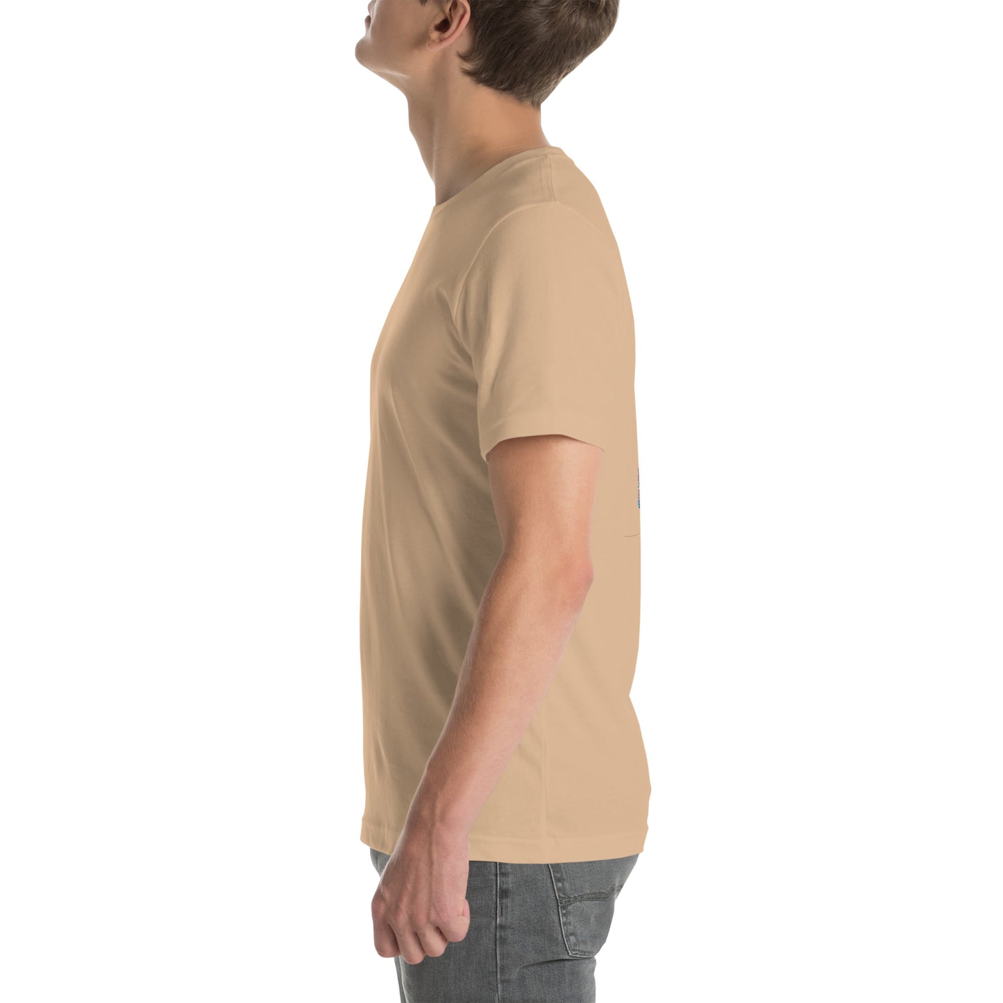 Unisex t-shirt "Neon Bass" Printed on back