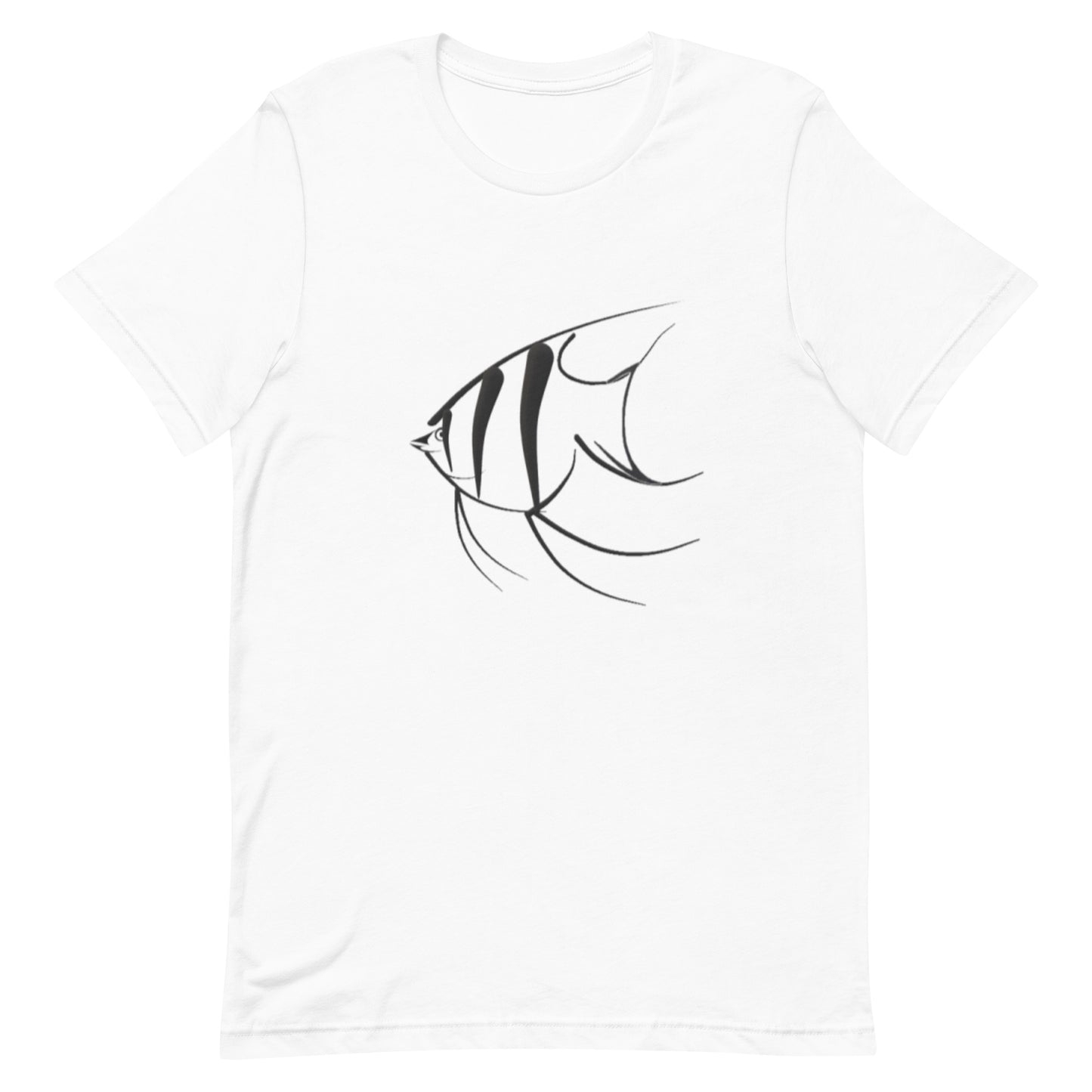 Unisex t-shirt “Abstract Altum Angelfish”