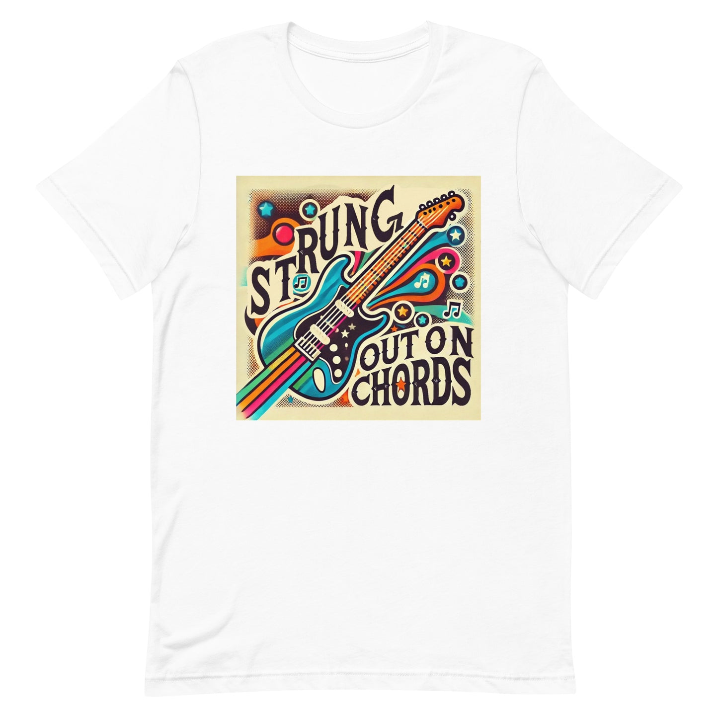 Unisex t-shirt "Strung Out on Chords"
