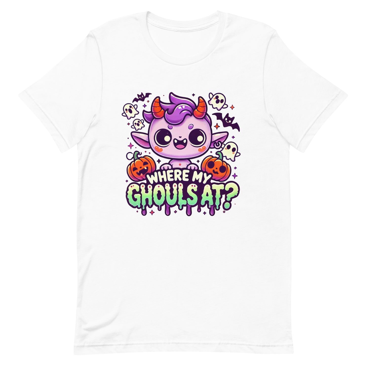 Unisex t-shirt “Where My Ghouls At?”