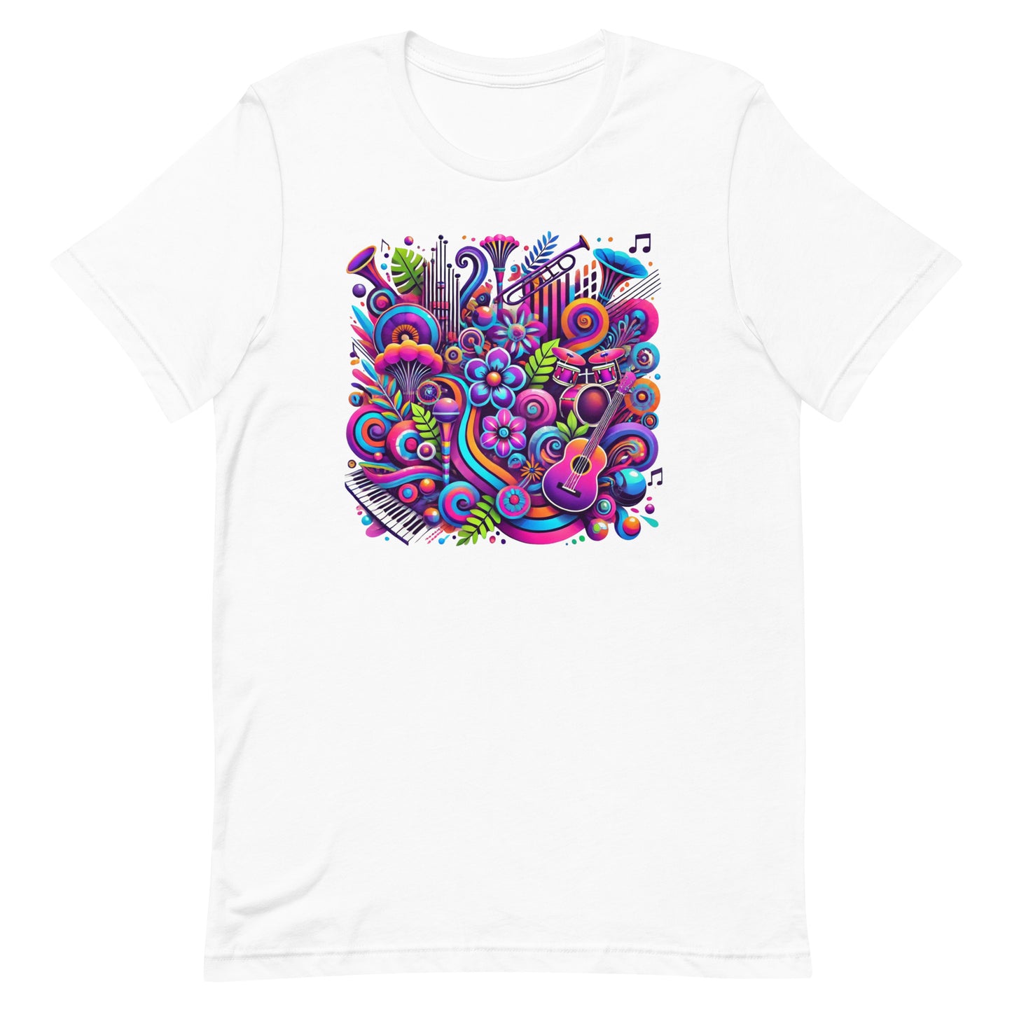 Unisex t-shirt “Colorful Music Blast”