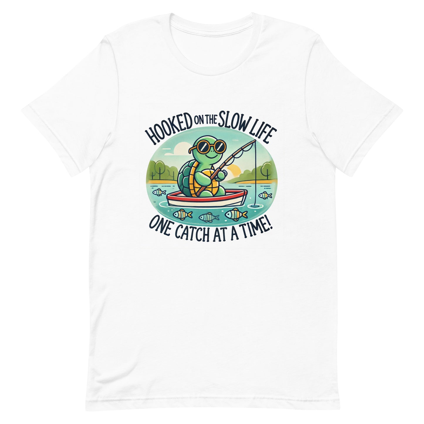 Unisex t-shirt "Fishing Turtle"