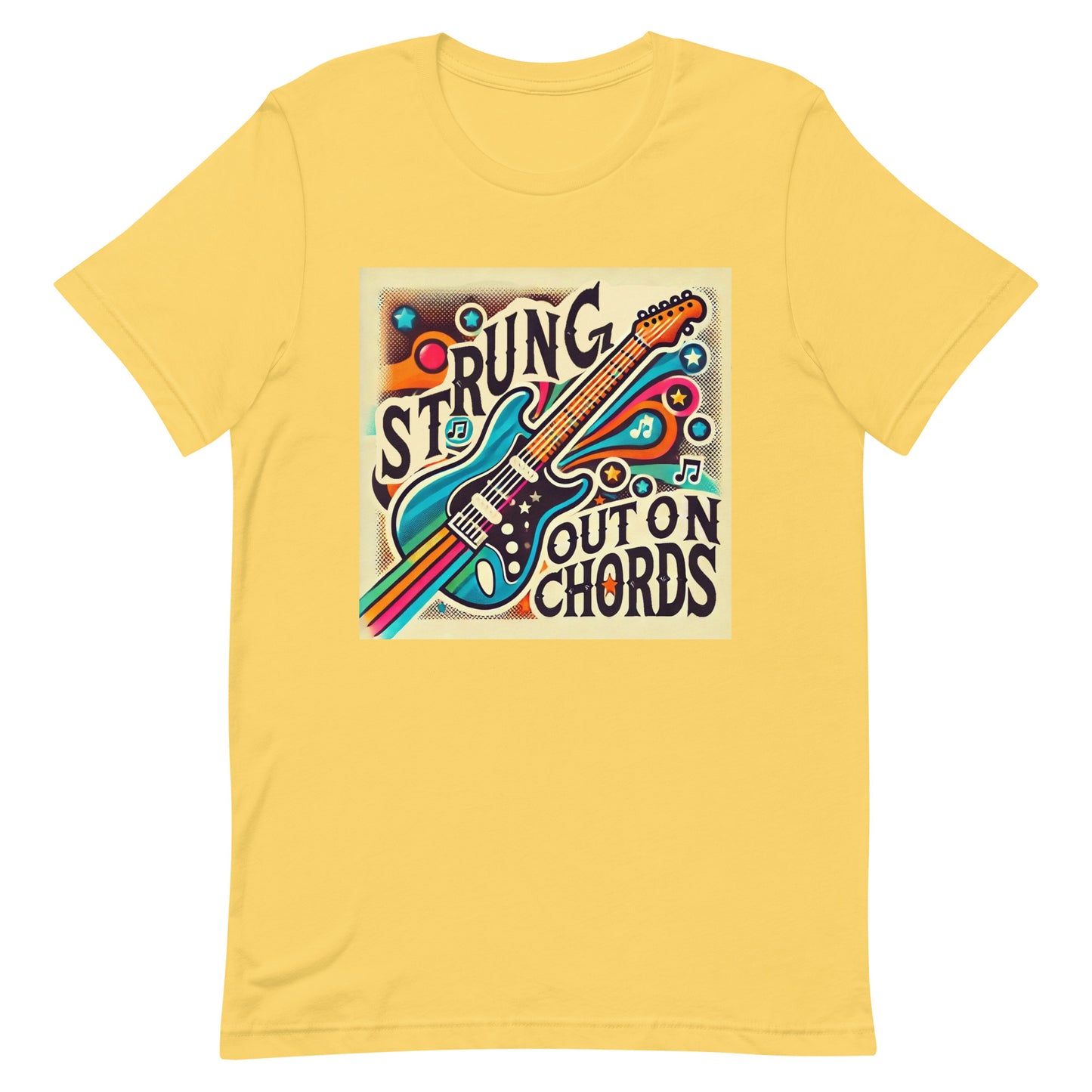 Unisex t-shirt "Strung Out on Chords"