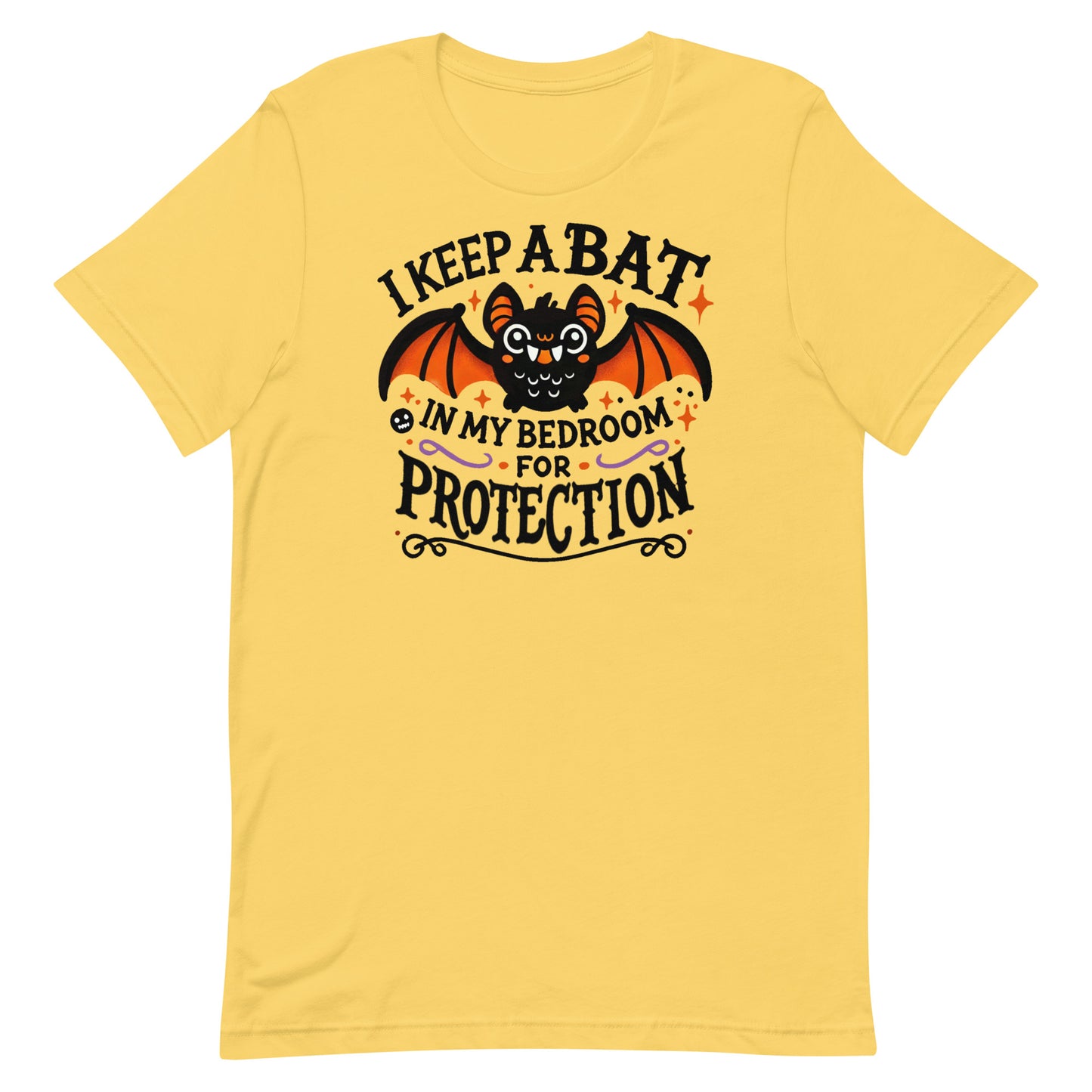 Unisex t-shirt “I Keep A Bat in My Bedroom for Protection”
