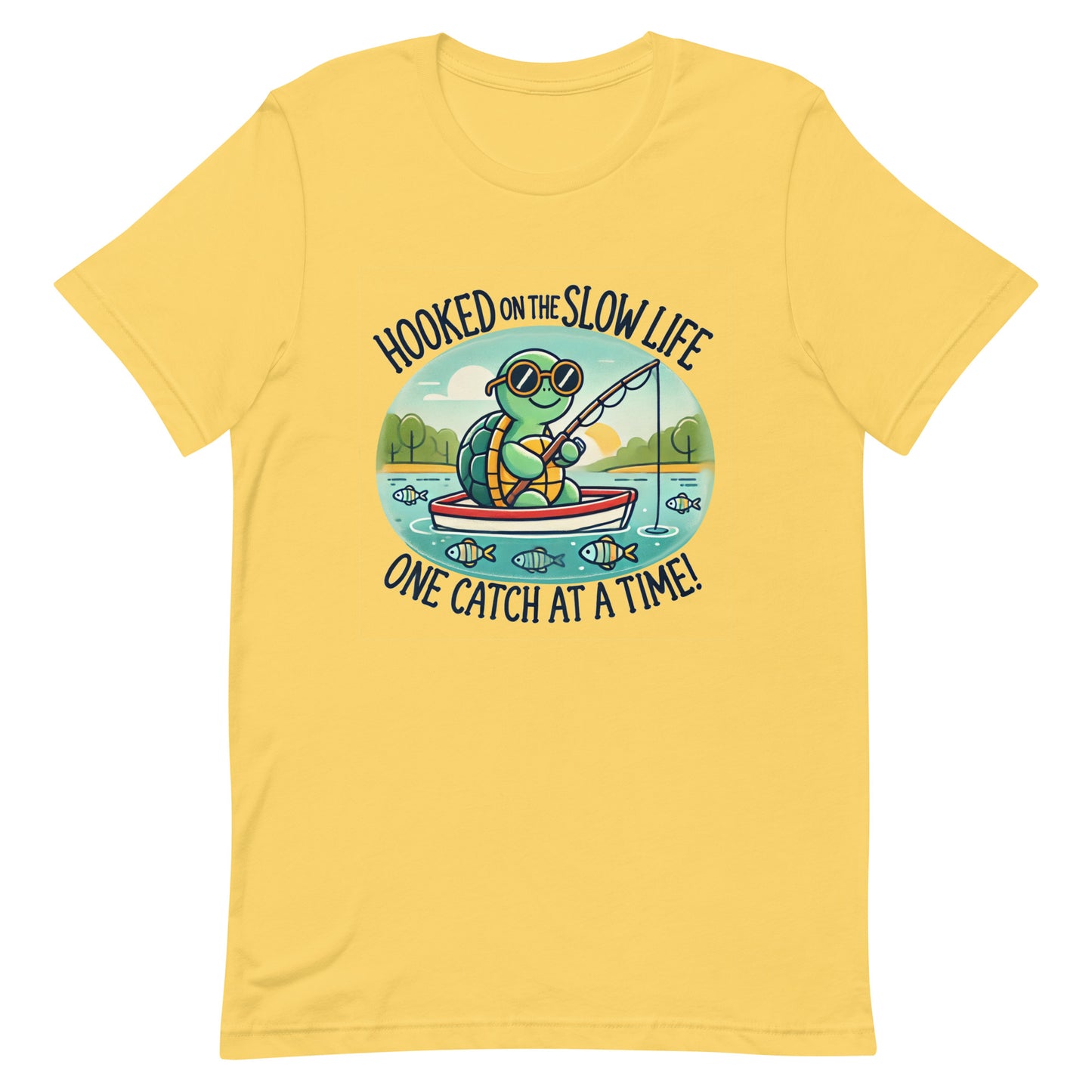 Unisex t-shirt "Fishing Turtle"