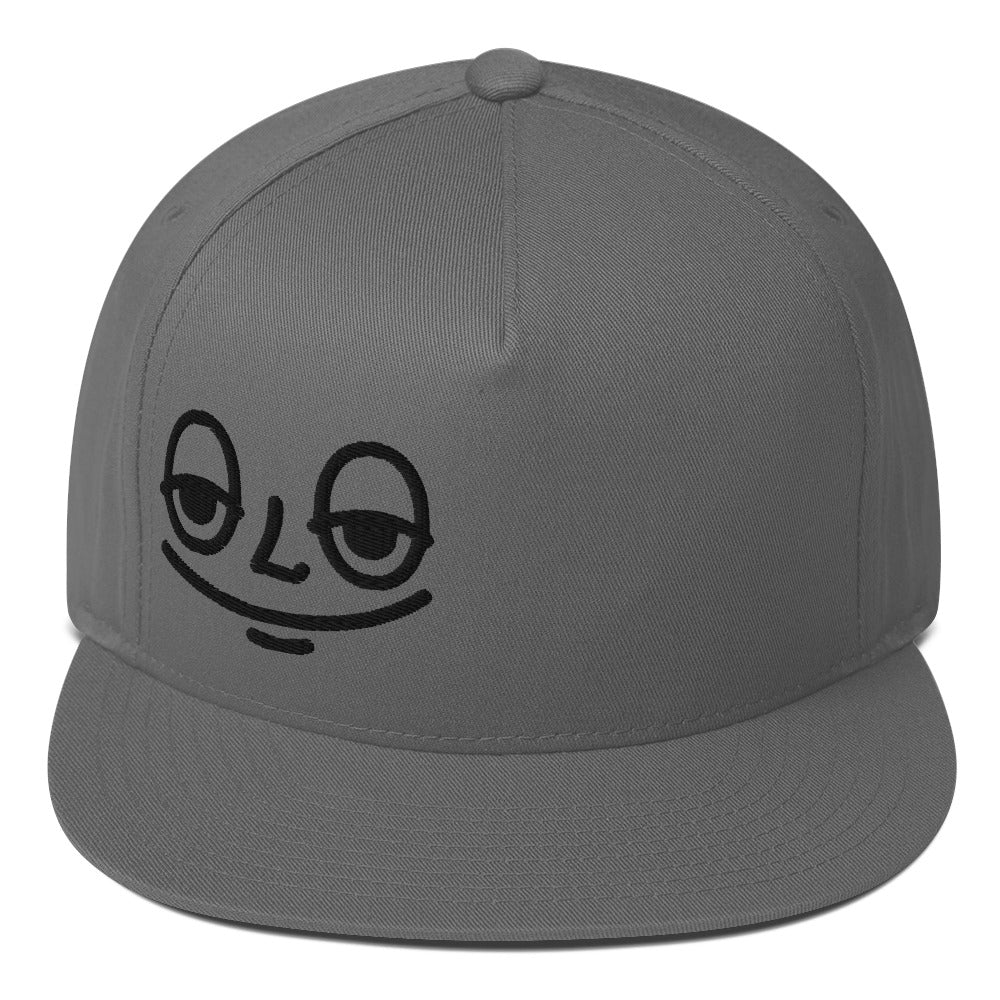 Flat Bill Cap “Stoner Face”