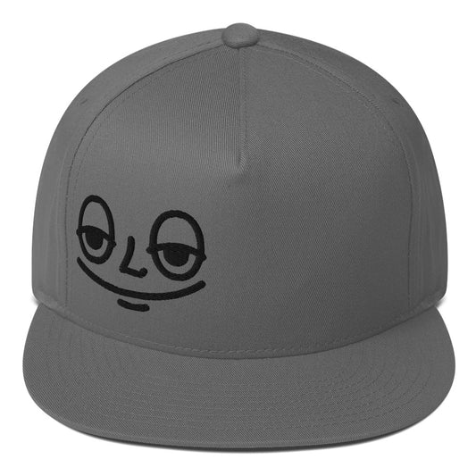 Flat Bill Cap “Stoner Face”