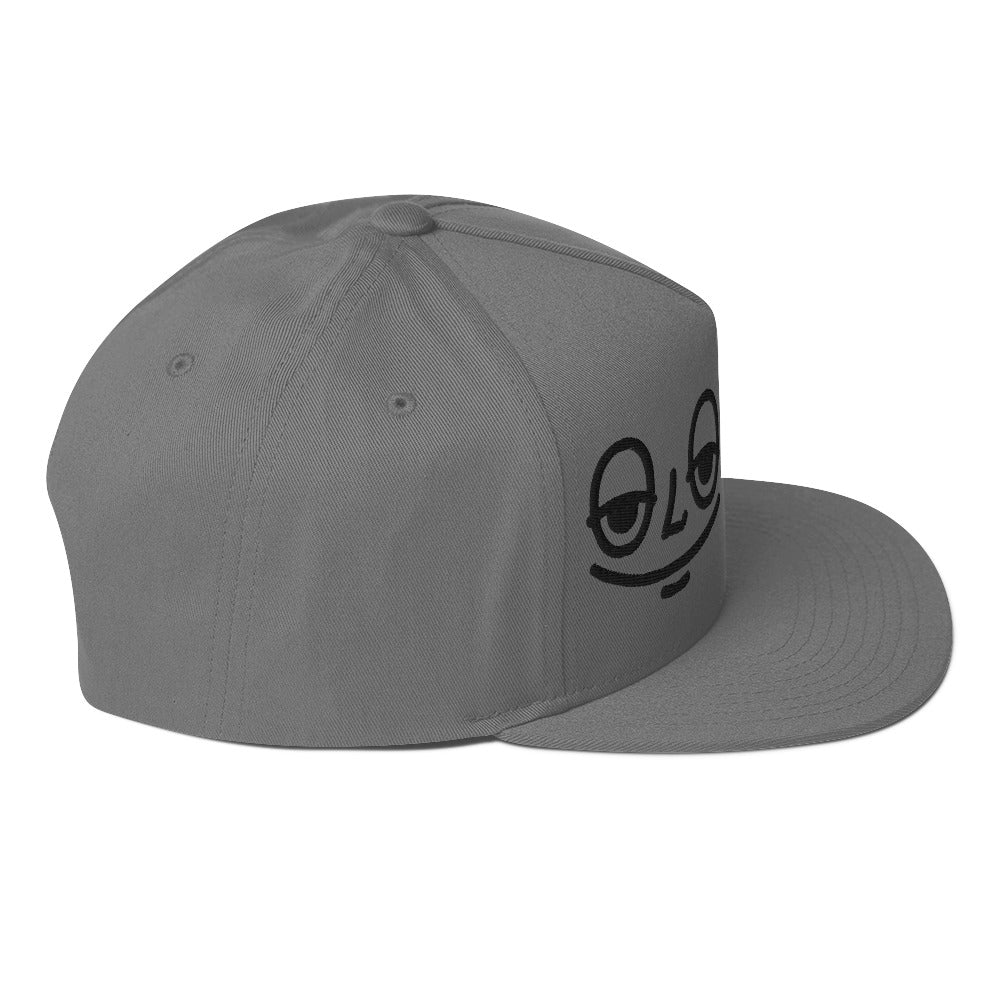 Flat Bill Cap “Stoner Face”
