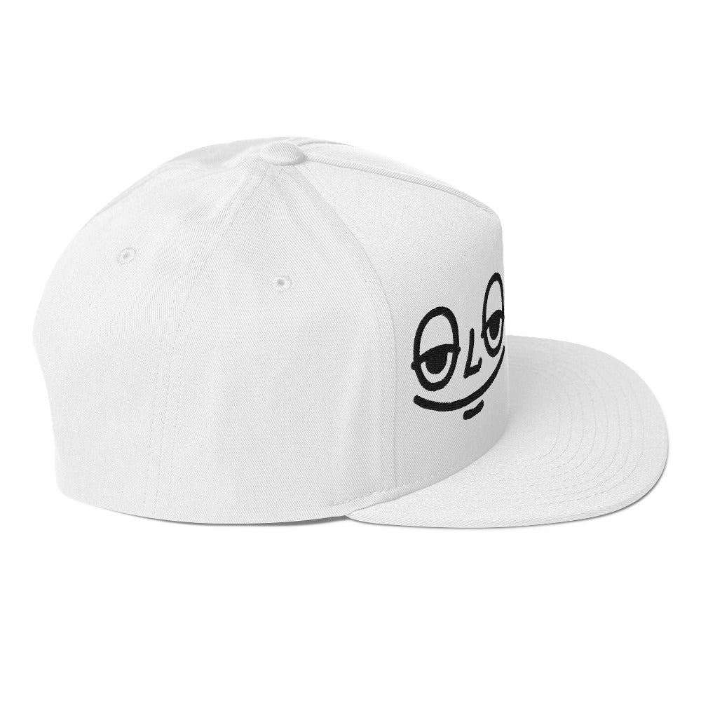 Flat Bill Cap “Stoner Face”