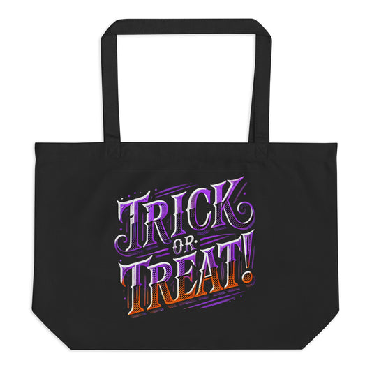 Large “Trick-or-Treat!” Tote Bag