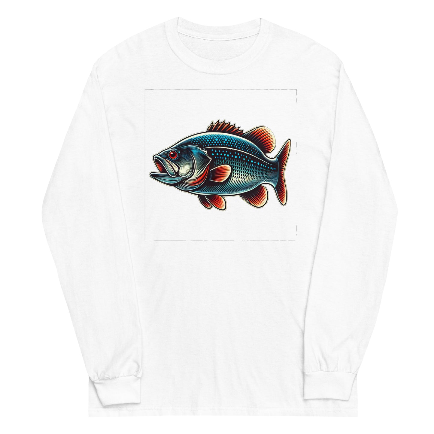Men’s Long Sleeve Shirt "Neon Bass"