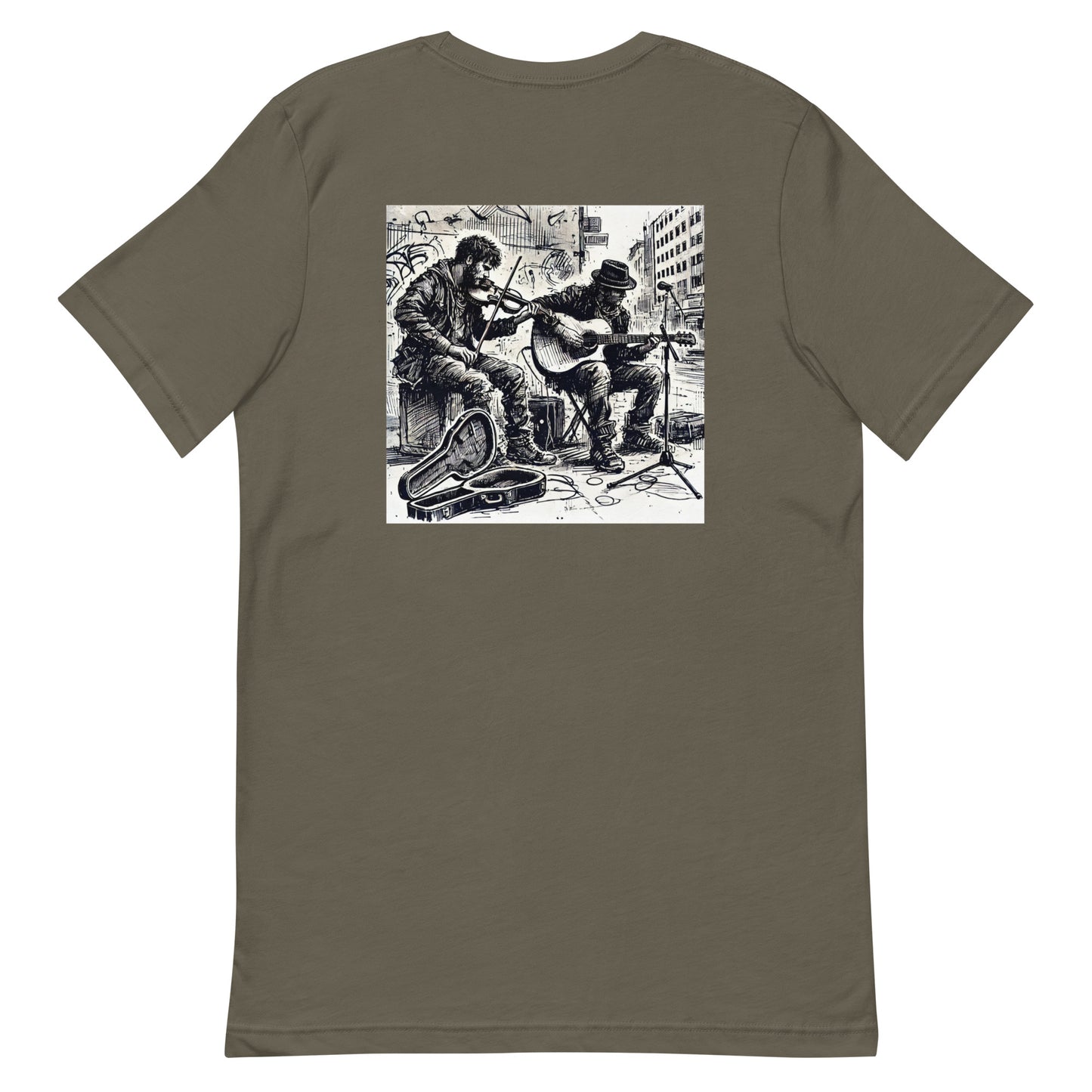 Unisex t-shirt “Buskers and Owl”